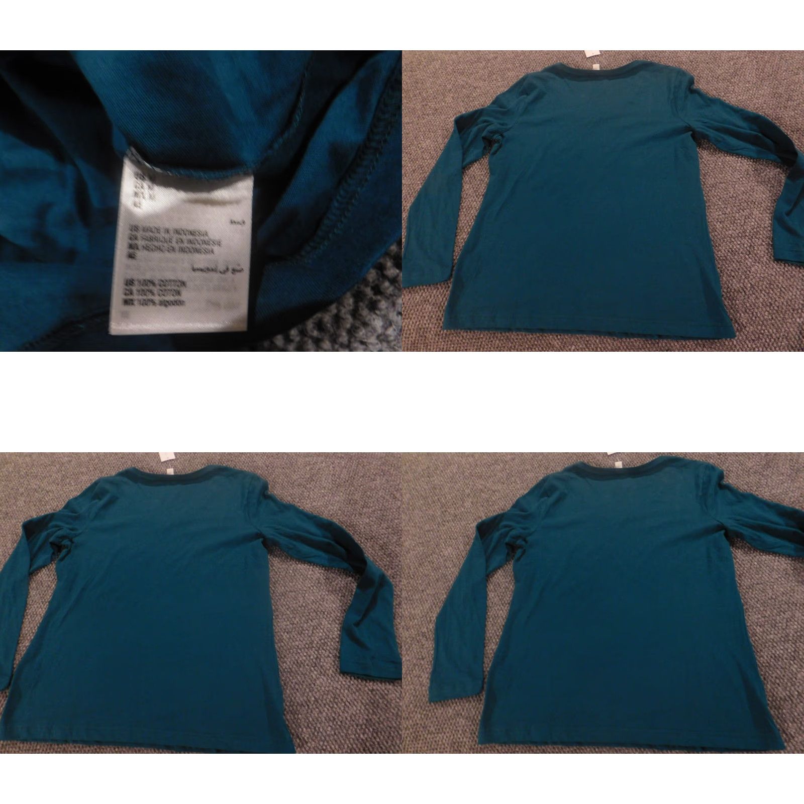 Charter Club Charter Club Womens Shirt M Blue Pullover Long Sleeve Blouse Knit Button Casual Pullover Regular Cotton Spandex Cap Sleeve Round Neck Crew Neck Size M / US 6-8 / IT 42-44 - 8 Thumbnail