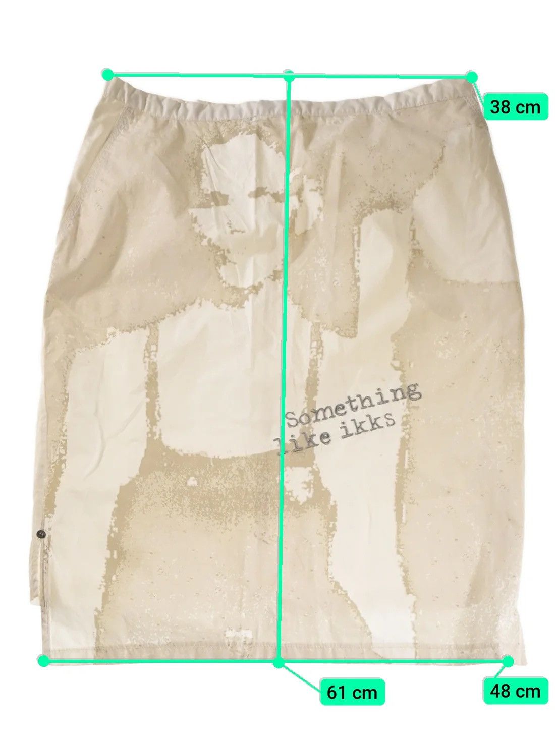 IKKS IKKS pencil portrait skirt size S/M Size 29" - 3 Thumbnail