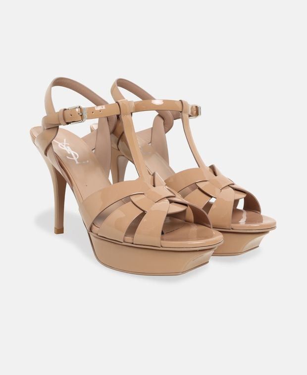 Saint Laurent Paris Tribute 75 Heeled sandals Size US 8.5 / IT 38.5 - 1 Thumbnail