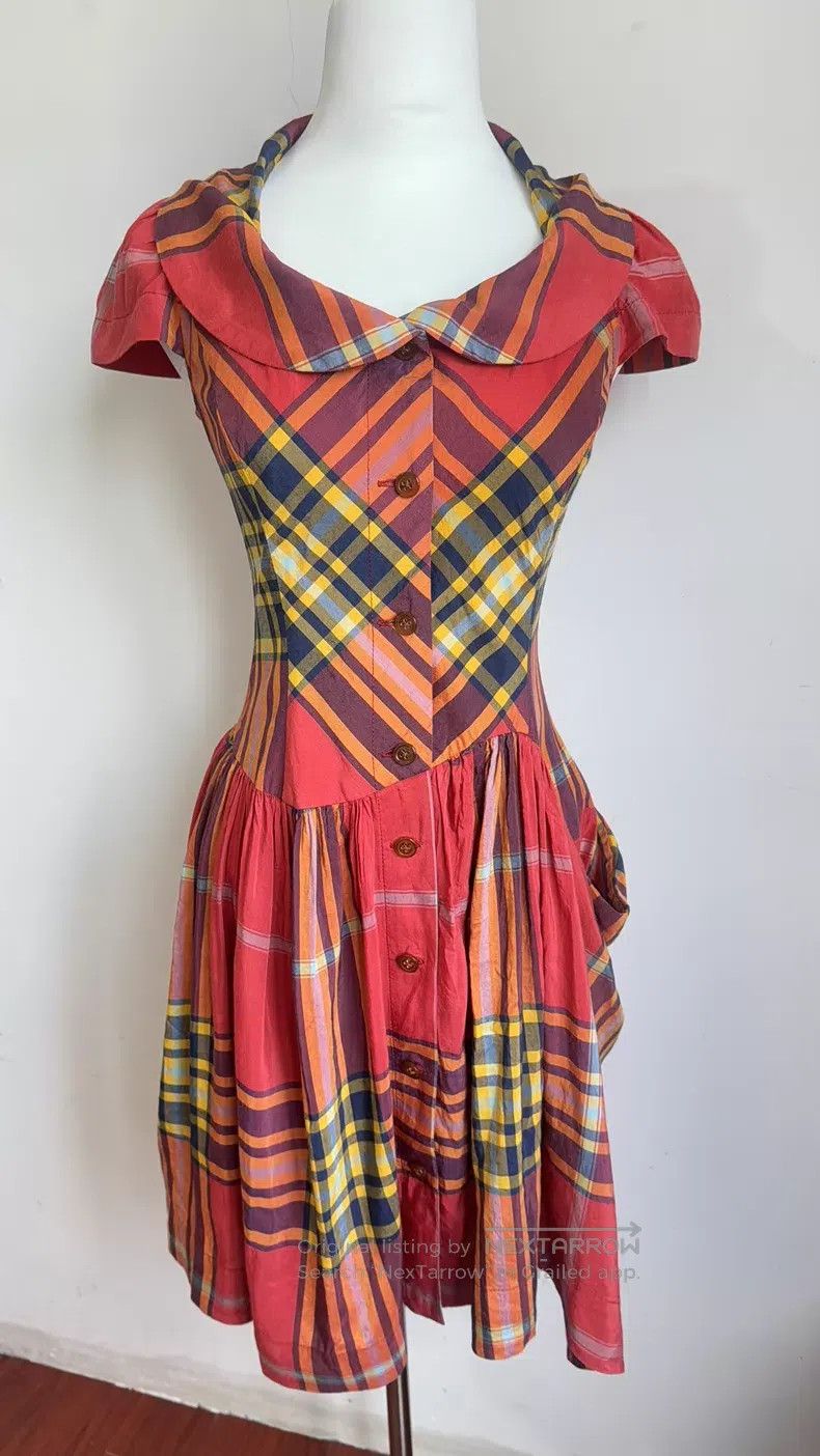 Vivienne Westwood Vivienne Westwood Colorful plaid shift dress Size S / US 4 / IT 40 - 1 Thumbnail