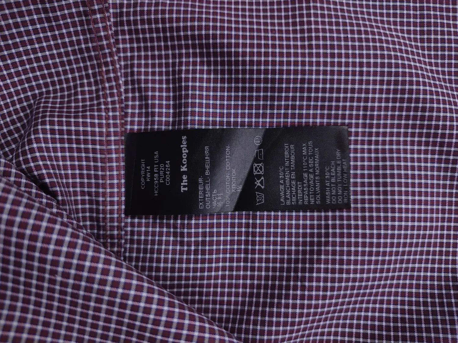 The Kooples The Kooples checkered shirt Size US XL / EU 56 / 4 - 14 Thumbnail