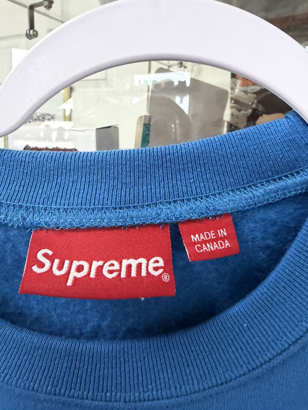 Supreme Supreme Bogo Crew Neck ‘Cyan’ Size US S / EU 44-46 / 1 - 3 Thumbnail