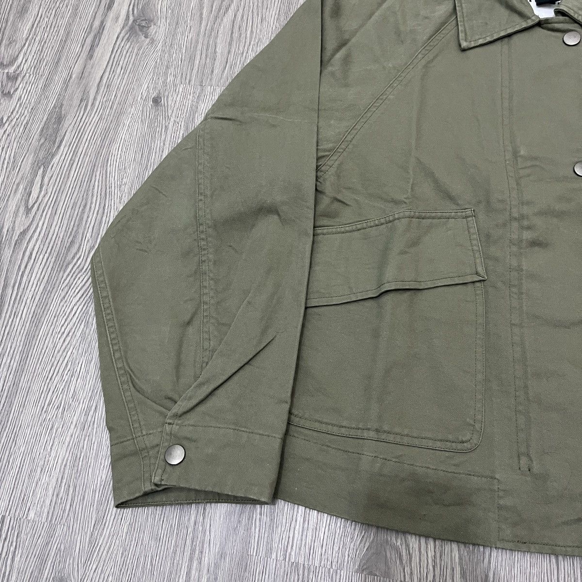 Margaret Howell MHL Big Pocket Jacket Kanvas Olive Green ifsixwasnine Size US L / EU 52-54 / 3 - 7 Thumbnail