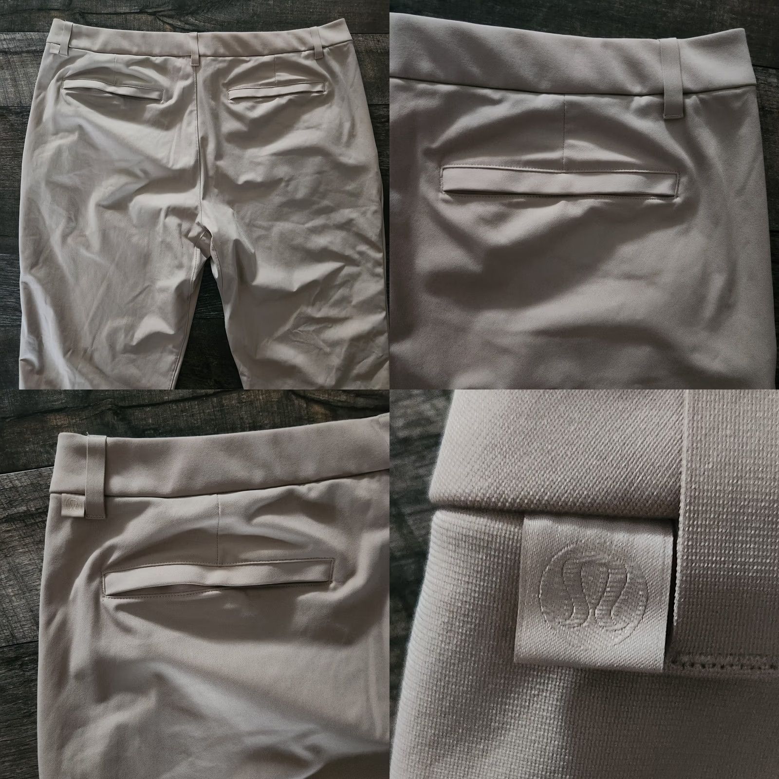 Lululemon Commission Pants 40x28 Khaki Tan Warpstreme Golf