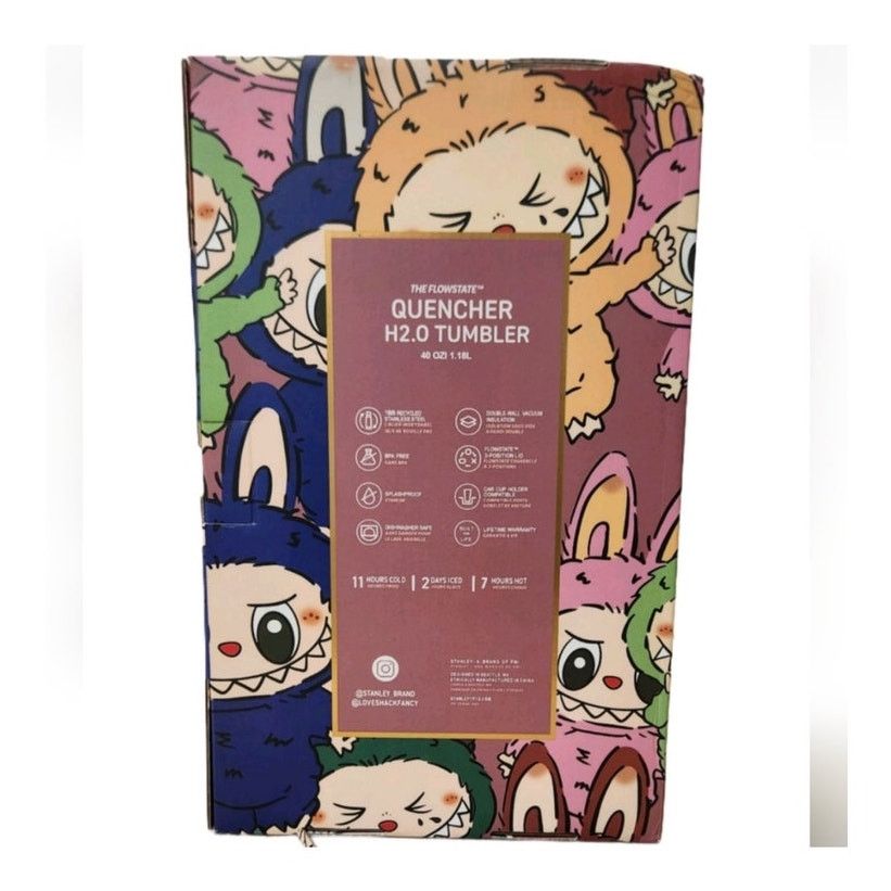 LoveShackFancy Labubu x LoveShackFancy x Stanley, Quencher Tumbler, 40 oz Size ONE SIZE - 6 Thumbnail