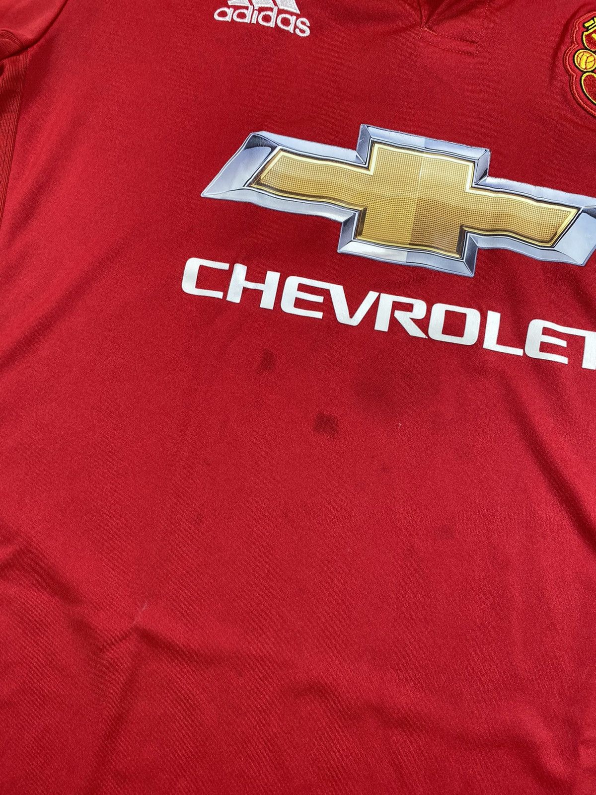 Adidas Adidas Manchester United Chevrolet Soccer Jersey 2017 Size US M / EU 48-50 / 2 - 4 Thumbnail