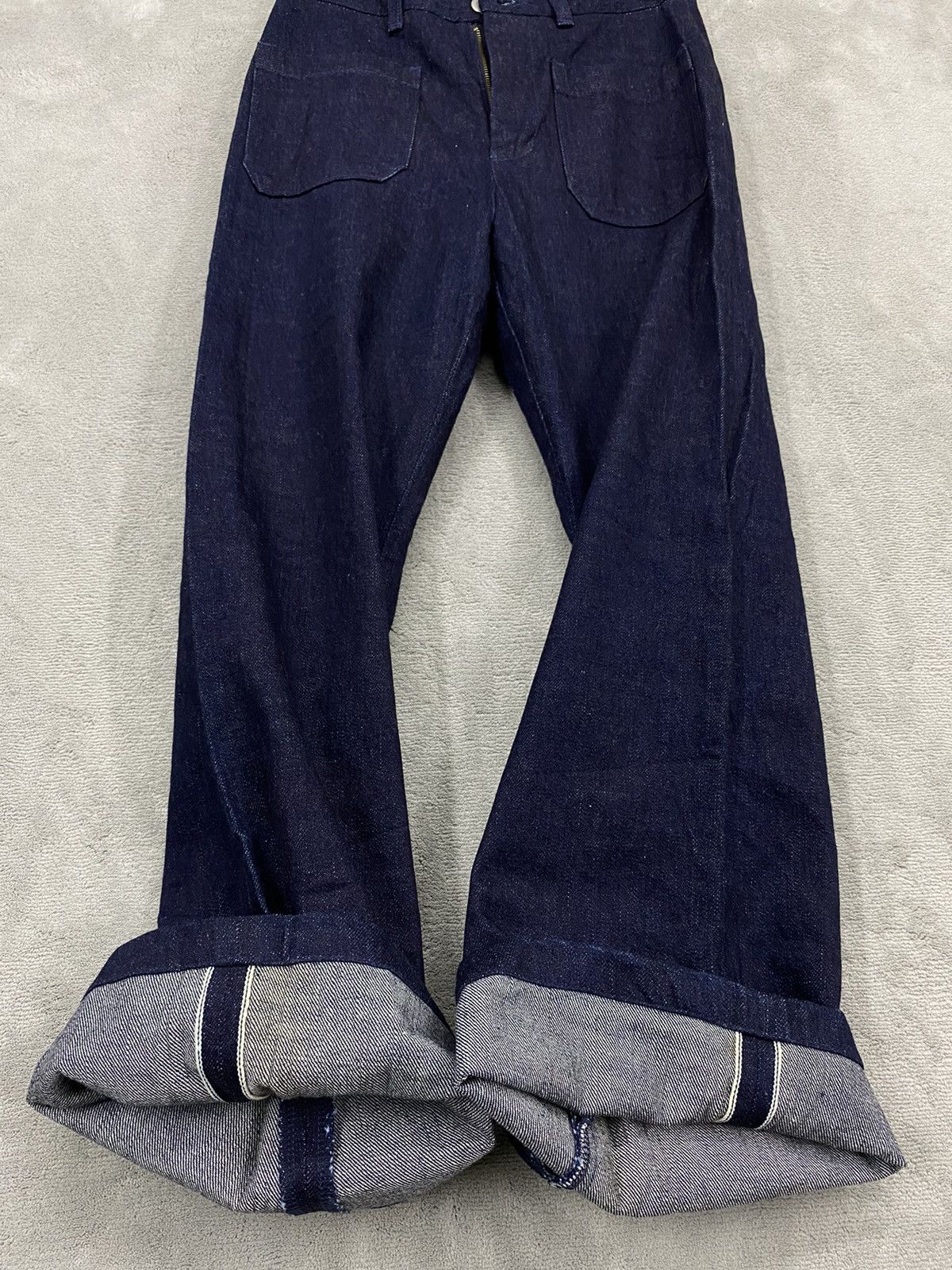 Vintage JAPANESE BRAND SEA BOOTCUT BLIE DENIM SELVEDGE Size US 26 / EU 42 - 4 Thumbnail