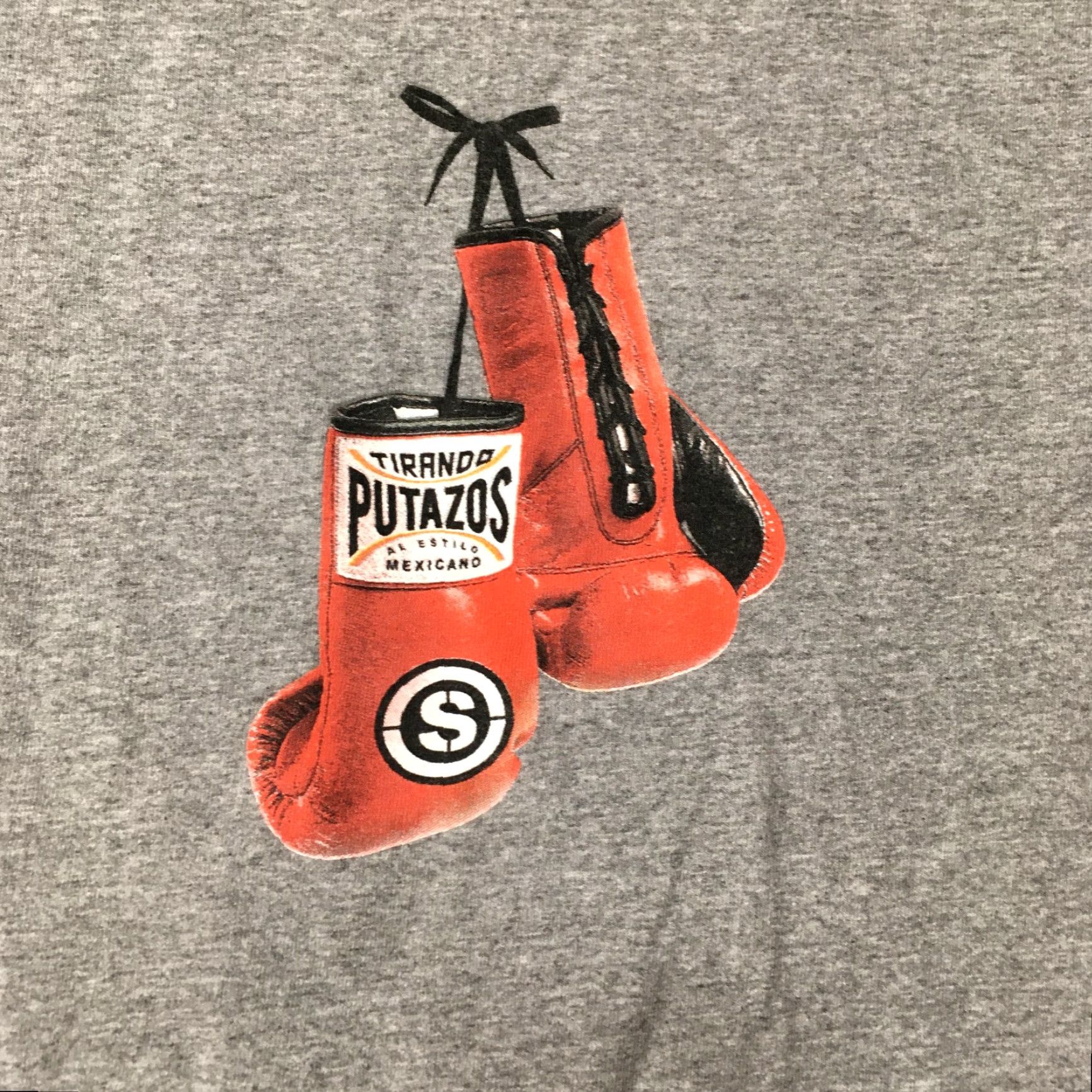 Vintage VINTAGE Graphic T-shirt Alvarez Mexican PUTAZOS BOXING GLOVES Mens 3XL Size US XXL / EU 58 / 5 - 3 Thumbnail