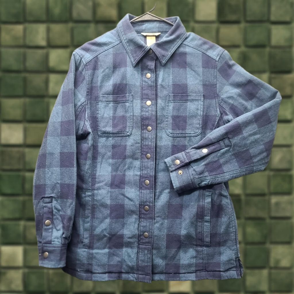 Vintage Duluth Free Swingn Jacket Womens S Regular Flannel Plaid Cotton Nylon Lining Button Pockets Insulated Wool? Size S / US 4 / IT 40 - 1 Thumbnail