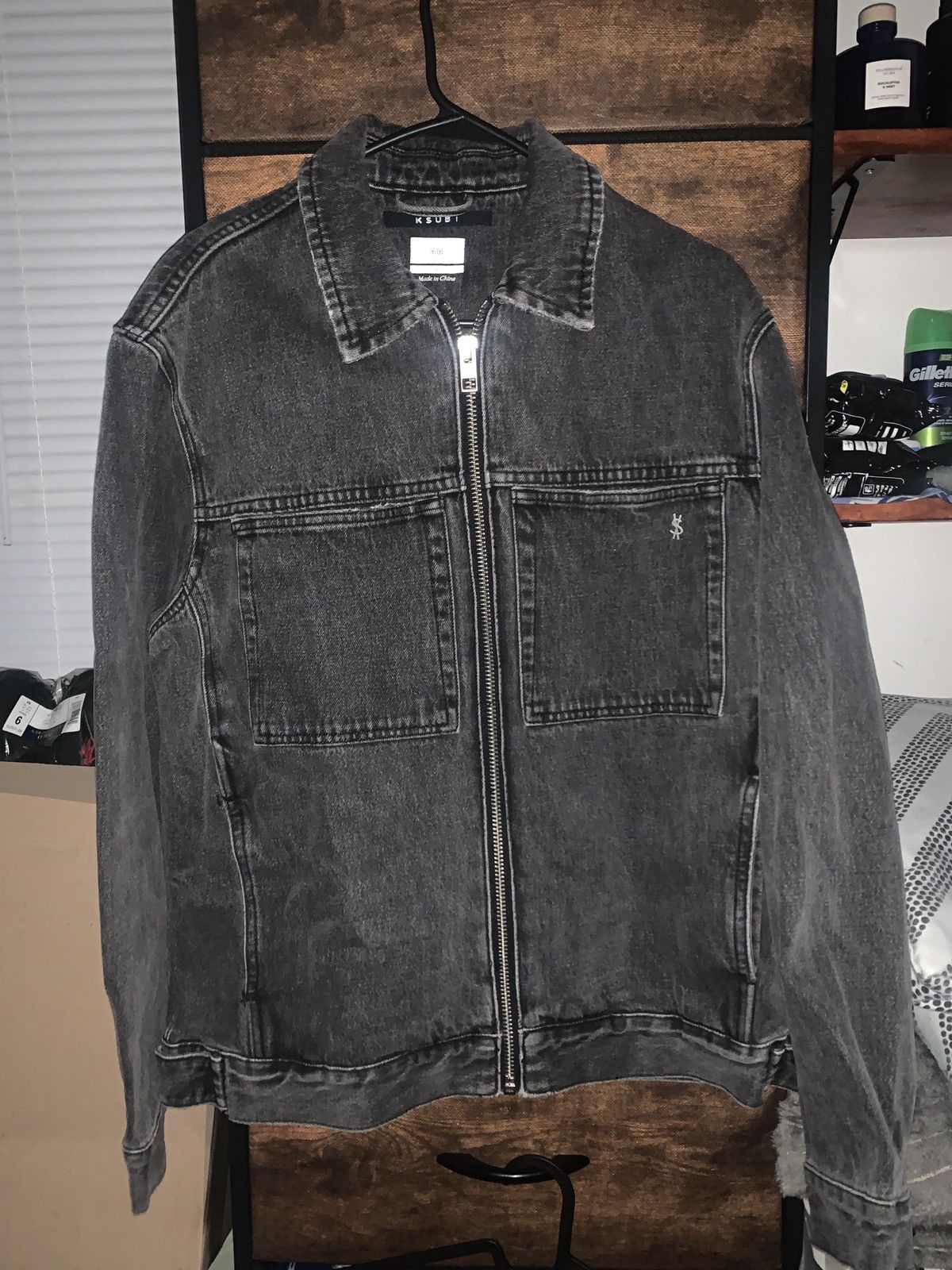 image of Ksubi Jean Jacket And Pants in Grey, Men's (Size Small)