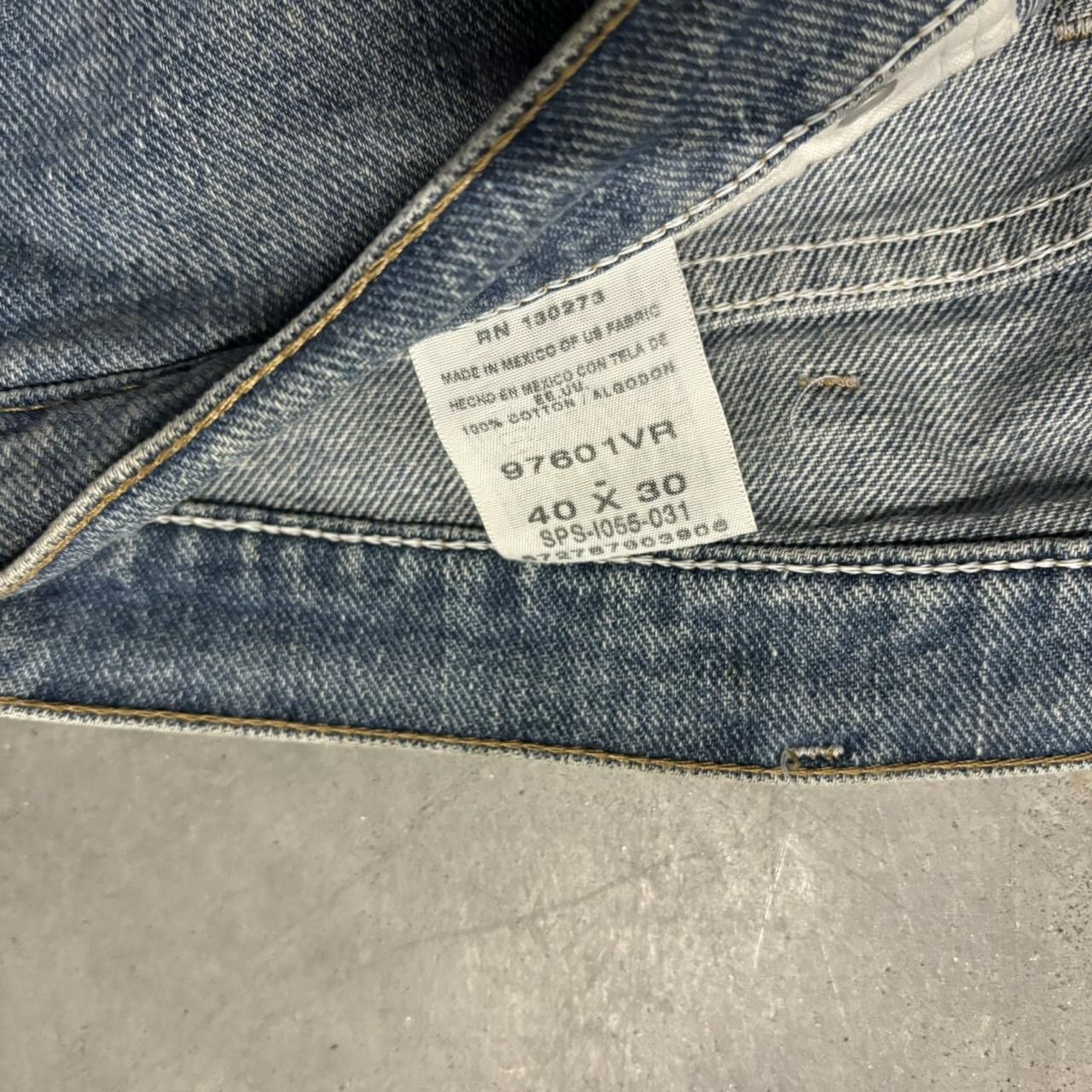 Japanese Brand × Vintage Crazy Vintage Y2K/2000s Baggy Medium wash Skater Denim Jeans! Size US 40 / EU 56 - 8 Thumbnail