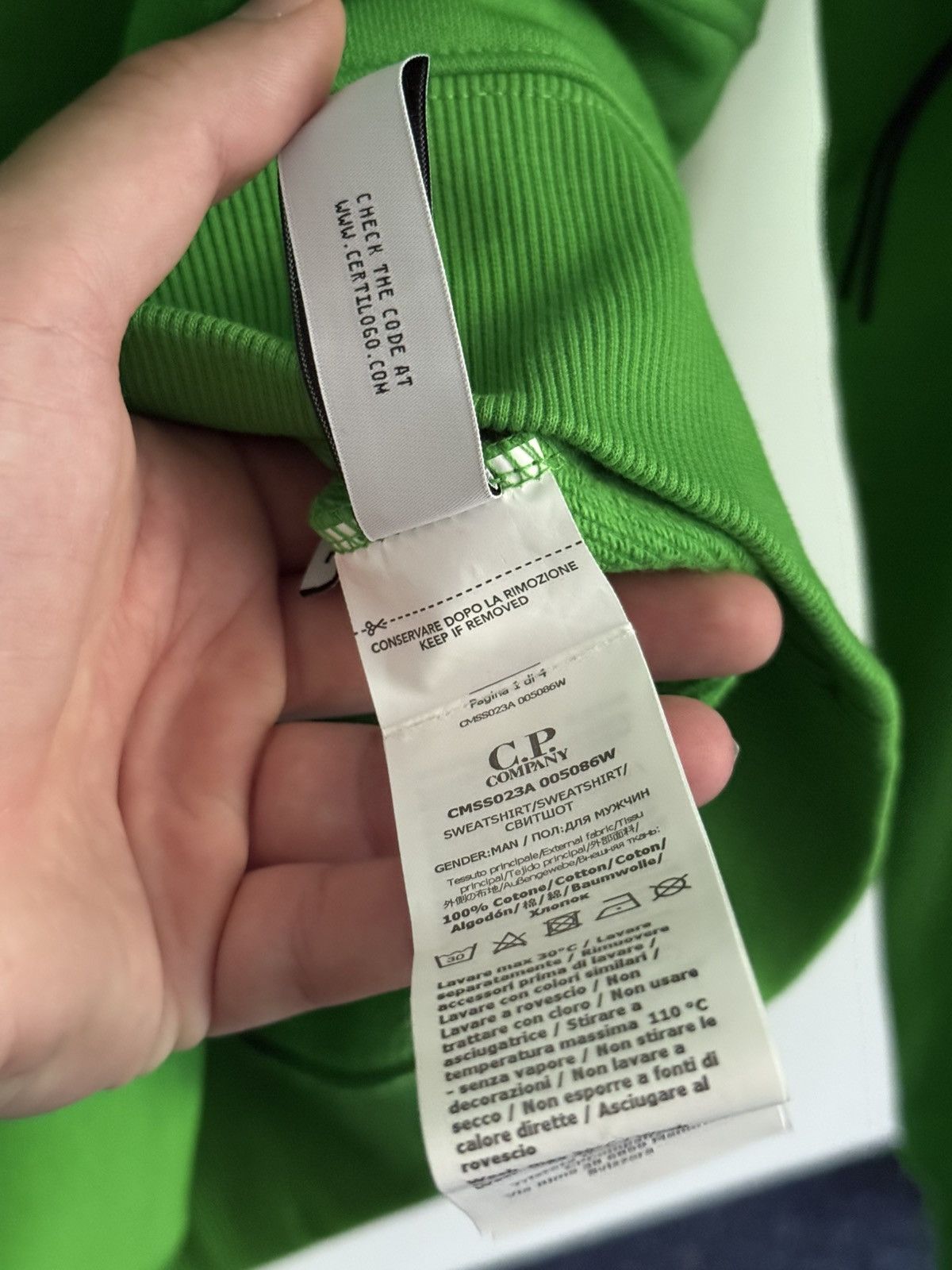 C.P. Company CP Company Green Lens Hoodie – Size M,L – New w/ Tags Size US L / EU 52-54 / 3 - 8 Thumbnail