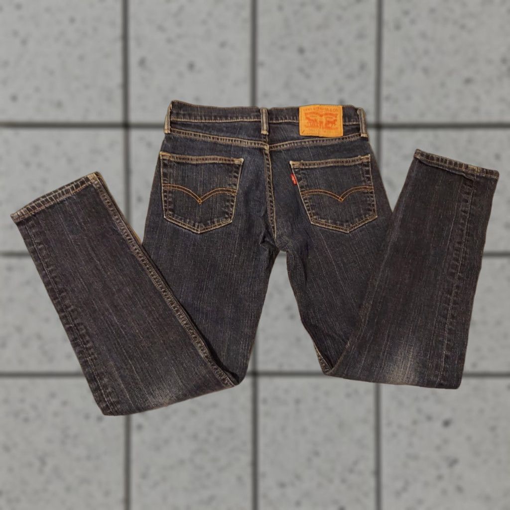 Levi's Mens Levis 511 Jeans Slim Straight 29x30 29x29 Blue Denim Pants Stretch Size US 29 - 1 Thumbnail