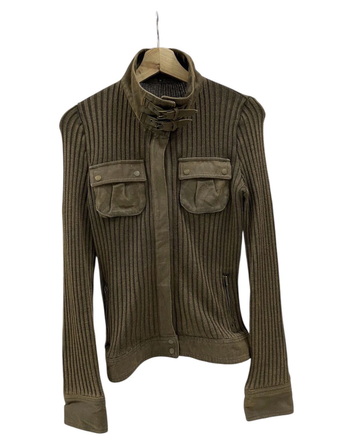 If Six Was Nine Fragile Kintted Zipper Crop Jacket Size S / US 4 / IT 40 - 1 Thumbnail