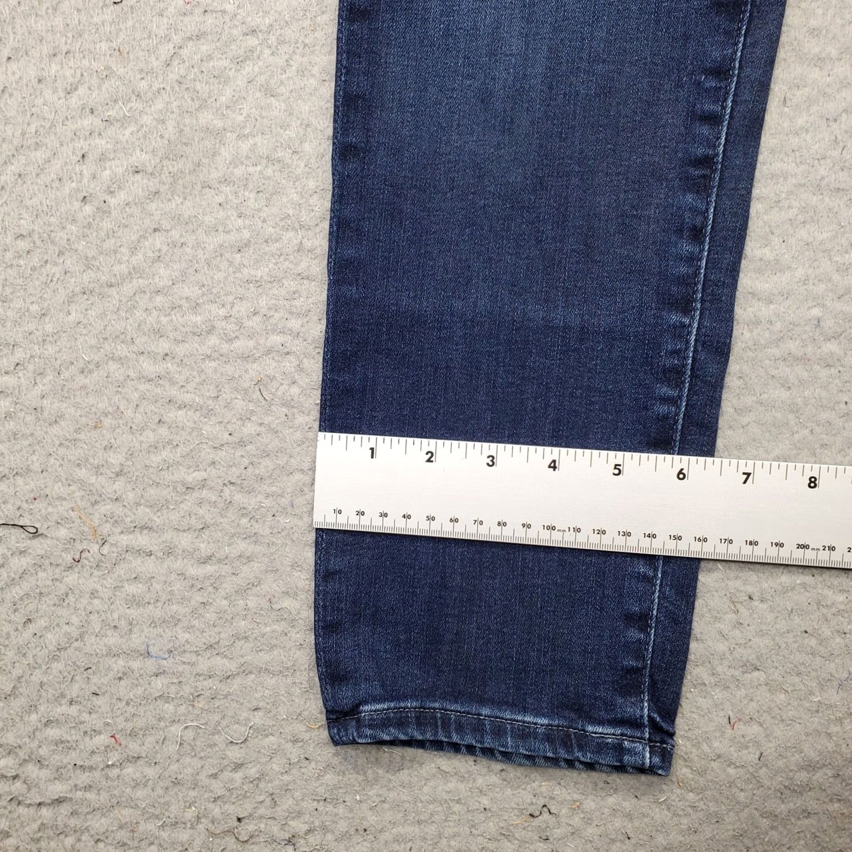Denime AG Adriano Goldschmied Jeans Womens 30R Blue Denim Stretch Cigarette Ankle 5-Pocket Regular Size 30" / US 8 / IT 44 - 5 Thumbnail
