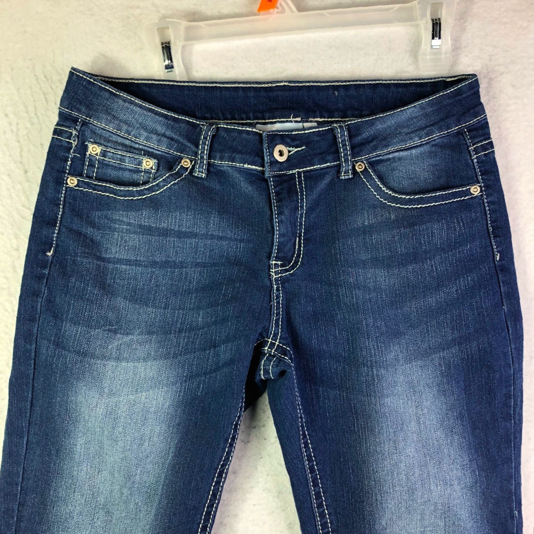 Denime cglcg Jeans Mid Rise Straight Leg Womens Size 6 Blue Denim Jeans Size 28" / US 6 / IT 42 - 2 Thumbnail