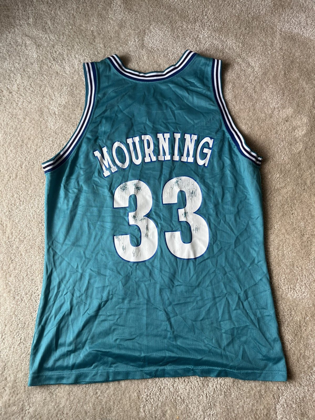 Champion × Vintage Vintage Alonzo Mourning jersey Charlotte Hornet Size US L / EU 52-54 / 3 - 5 Thumbnail
