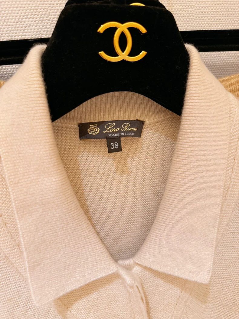 Loro Piana LORO PIANA Creamy yellow gradient cashmere cardigan Size M / US 6-8 / IT 42-44 - 8 Thumbnail