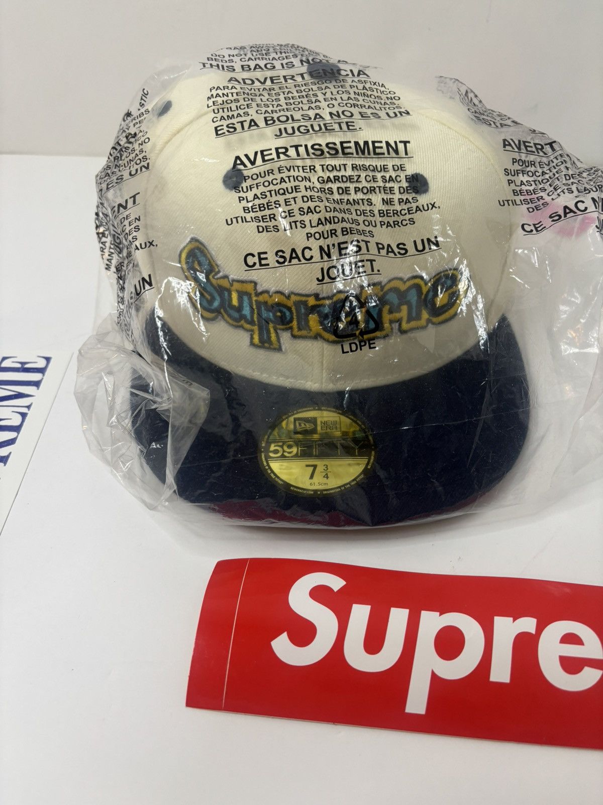 Supreme Supreme Gonz Logo New Era Natural Size 7 3/4 Size ONE SIZE - 1 Thumbnail