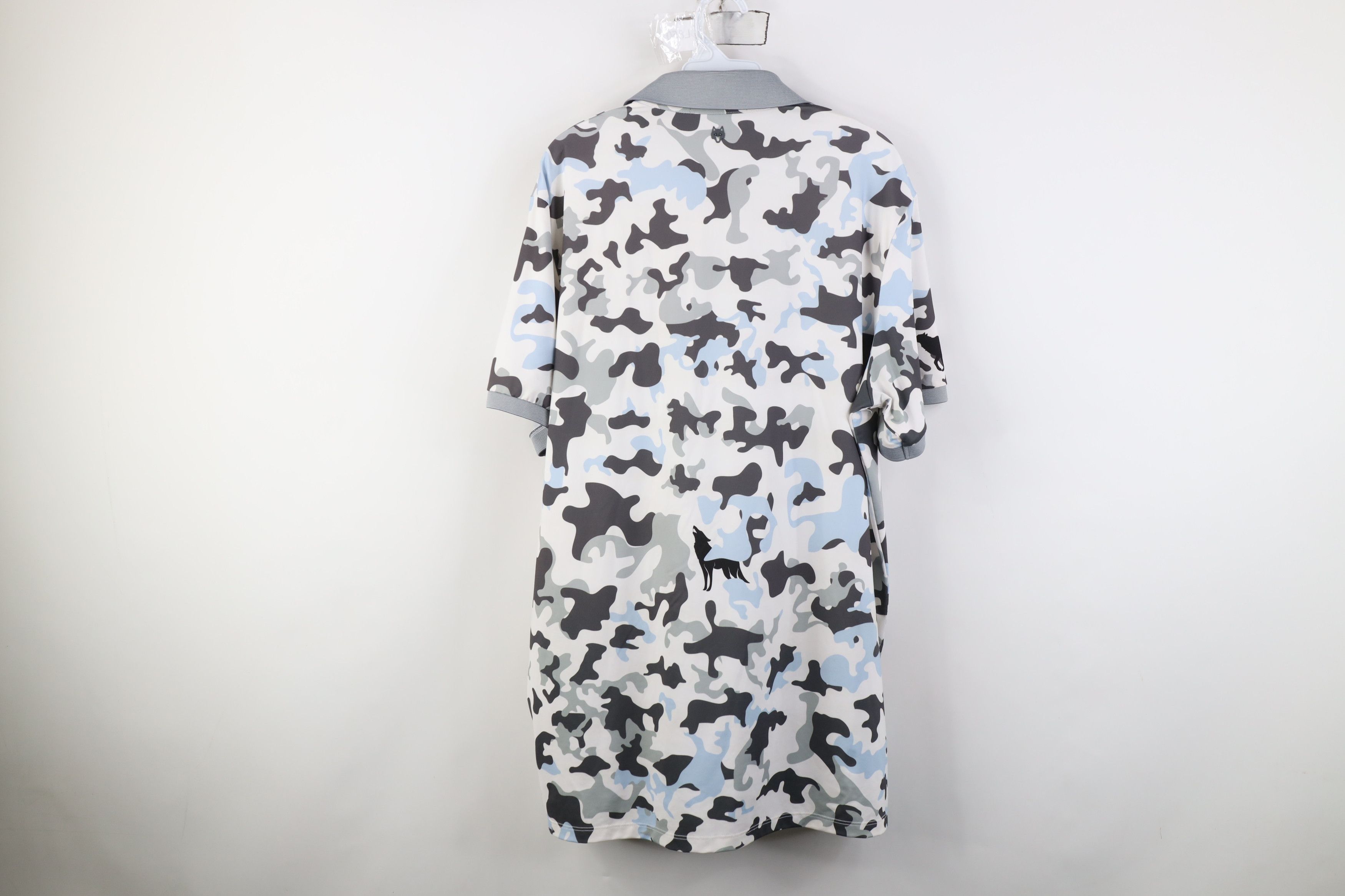 Grenson Greyson Clothiers Country Club Camouflage Golf Polo Shirt Size US XXL / EU 58 / 5 - 14 Thumbnail
