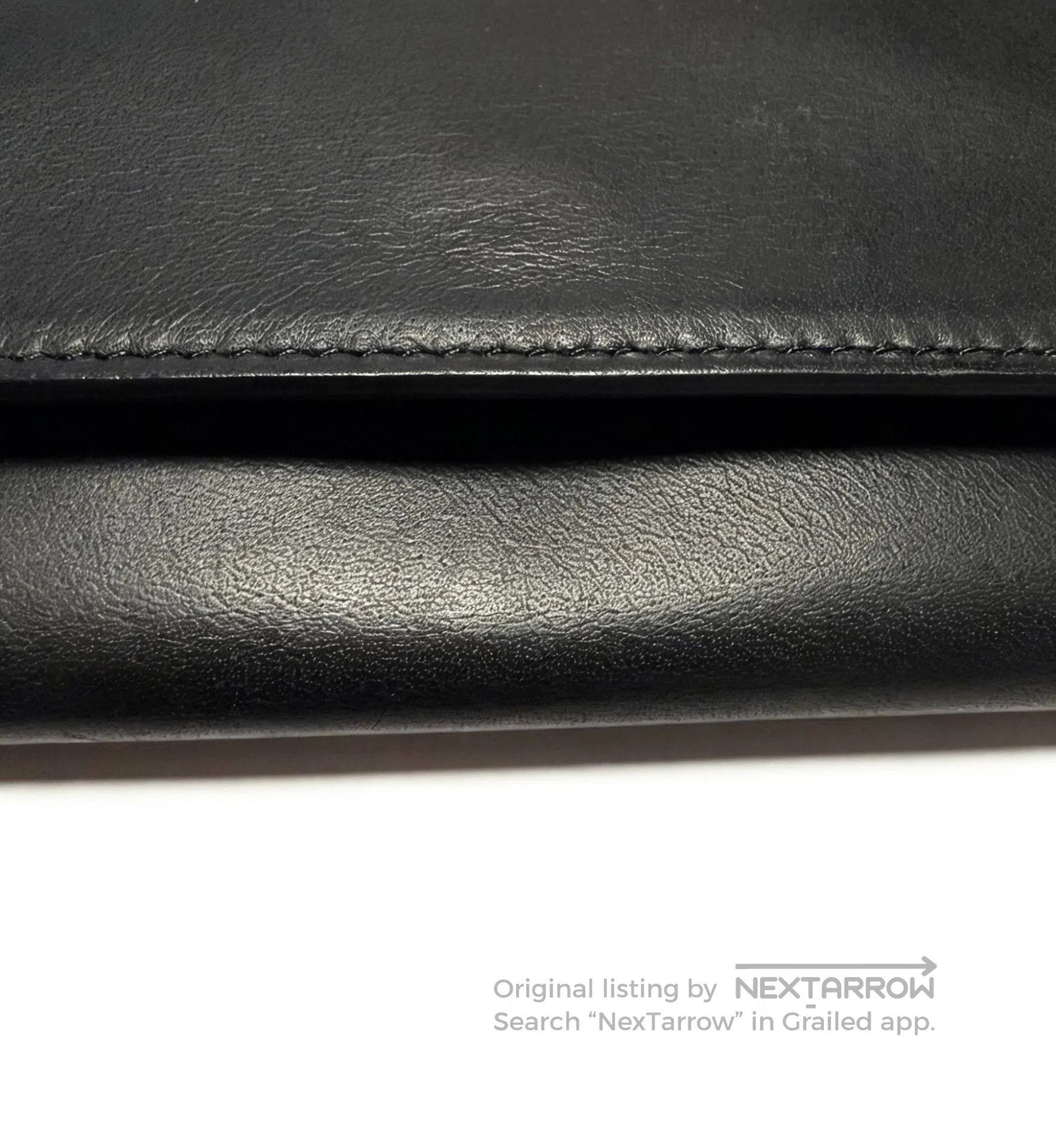 Maison Margiela Maison Martin Margiela Silver Leather Cardholder. Size ONE SIZE - 7 Thumbnail