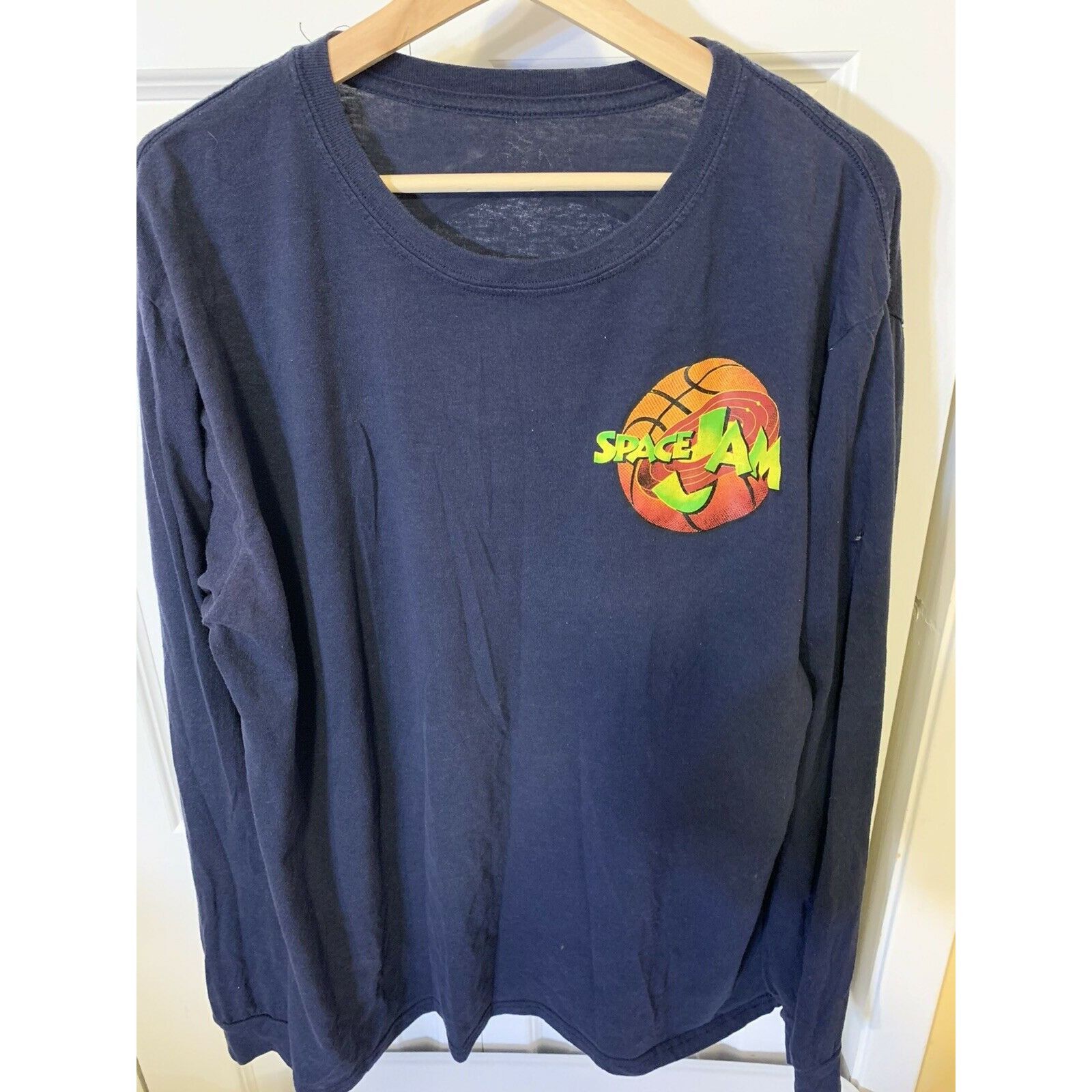 Vintage Vintage 90’s Space Jam Long Sleeve Shirt Tune Squad Looney T Size US XXL / EU 58 / 5 - 7 Thumbnail