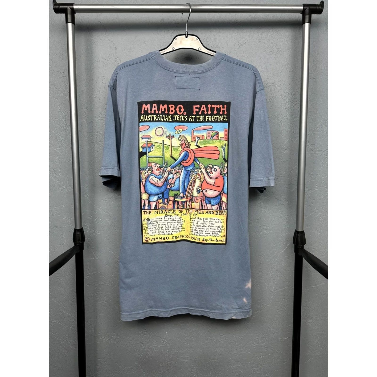 Mambo VINTAGE Mambo Shirt Mens L Distressed Size Size US L / EU 52-54 / 3 - 2 Thumbnail