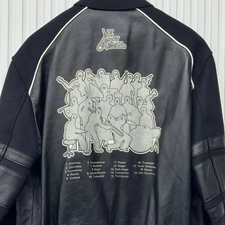 Louis Vuitton Black Label Printed Baseball Jacket
