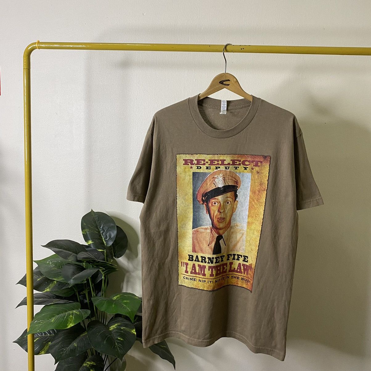 Vintage Y2K Barney Fife I Am The Law The Andy Griffith Show T Shirt Size US L / EU 52-54 / 3 - 1 Thumbnail
