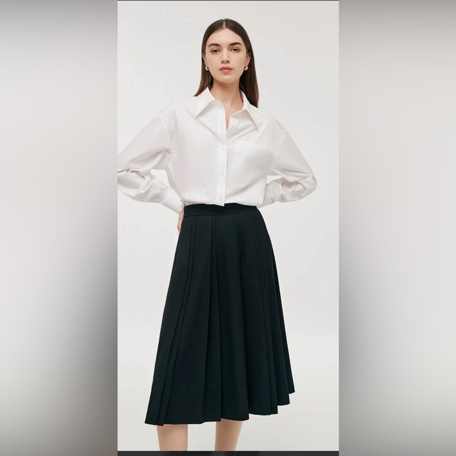 Other New Elegant Black Women's Skirt with pockets size S Size 26" / US 2 / IT 38 - 2 Thumbnail