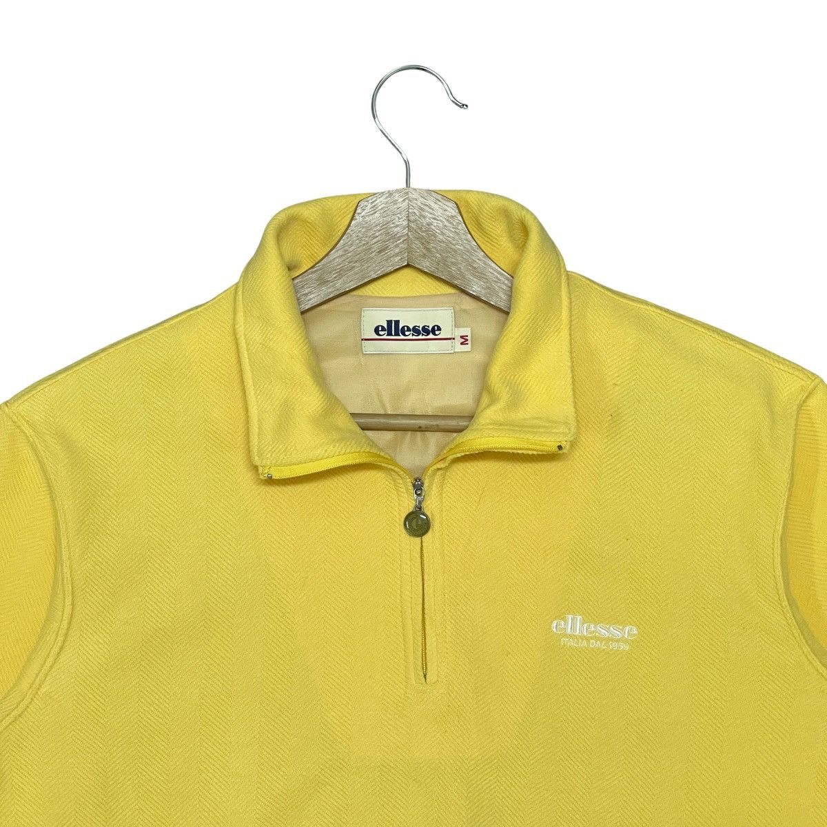 Ellesse Vintage 90s Ellesse Italia Quarter Zip Pullover Sweatshirt Size US M / EU 48-50 / 2 - 7 Thumbnail
