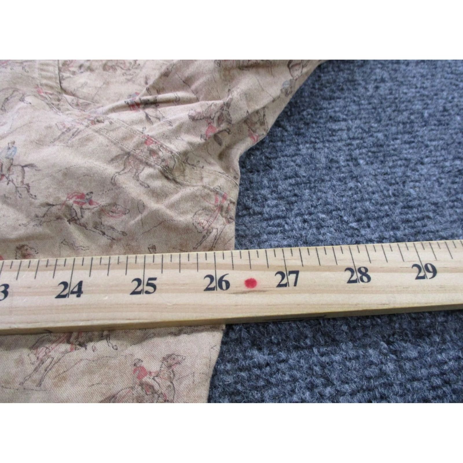Polo Ralph Lauren Polo Ralph Lauren Shirt Men XL Button-Up Horse Print Vintage Button-Down Collared Long Sleeve Brown Cotton Knit Size US XL / EU 56 / 4 - 5 Thumbnail
