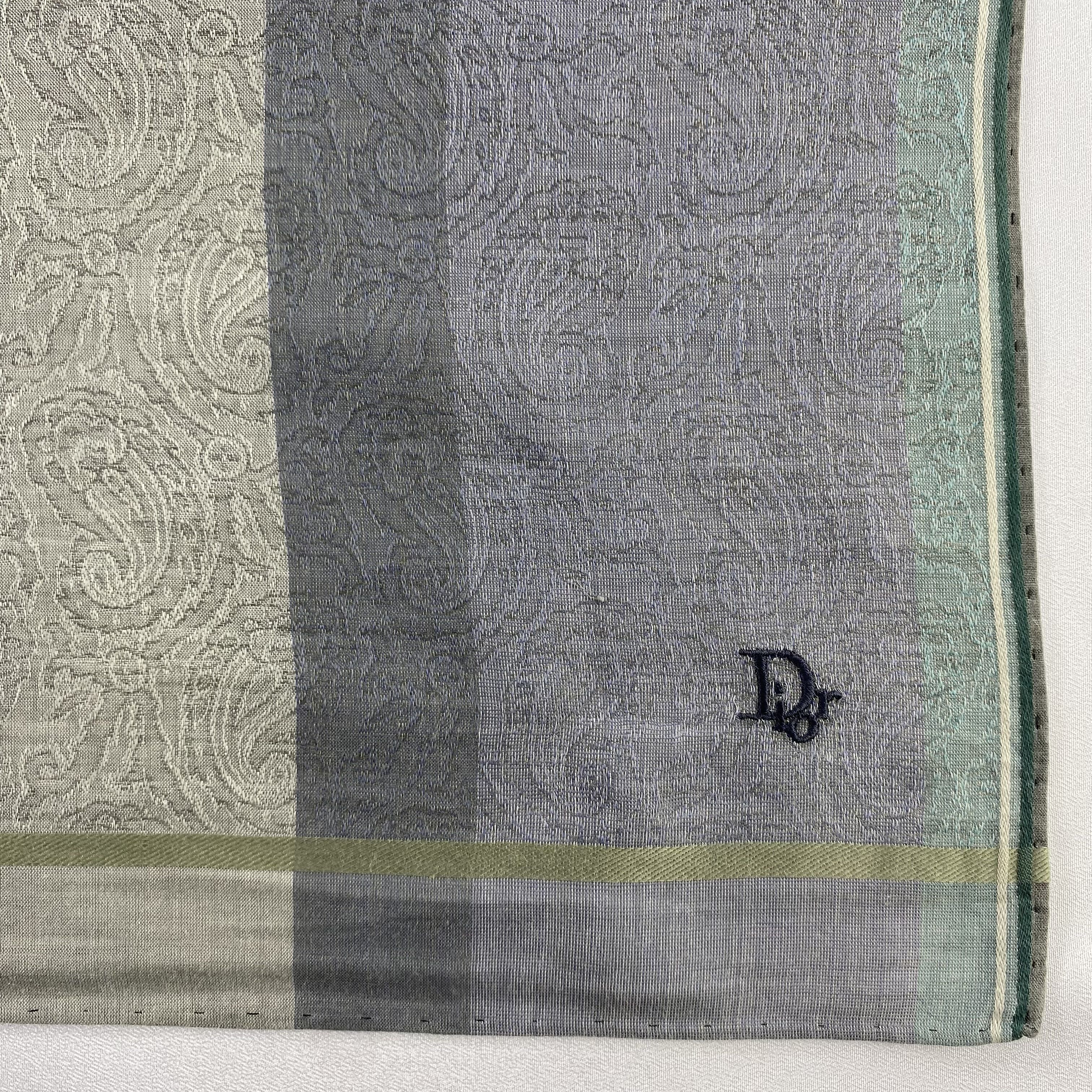 Vintage Dior Bandana/ Handkerchief / Neckerchief-P1464 Size ONE SIZE - 3 Thumbnail
