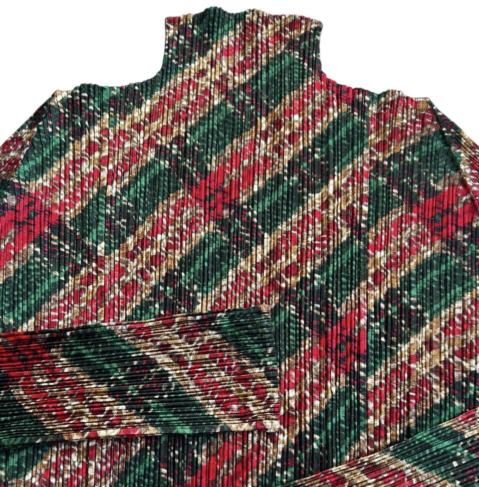 Pleats Please Issey Miyake PLEATS PLEASE by ISSEY MIYAKE Pleated Top Shirt Designer Size M / US 6-8 / IT 42-44 - 3 Thumbnail