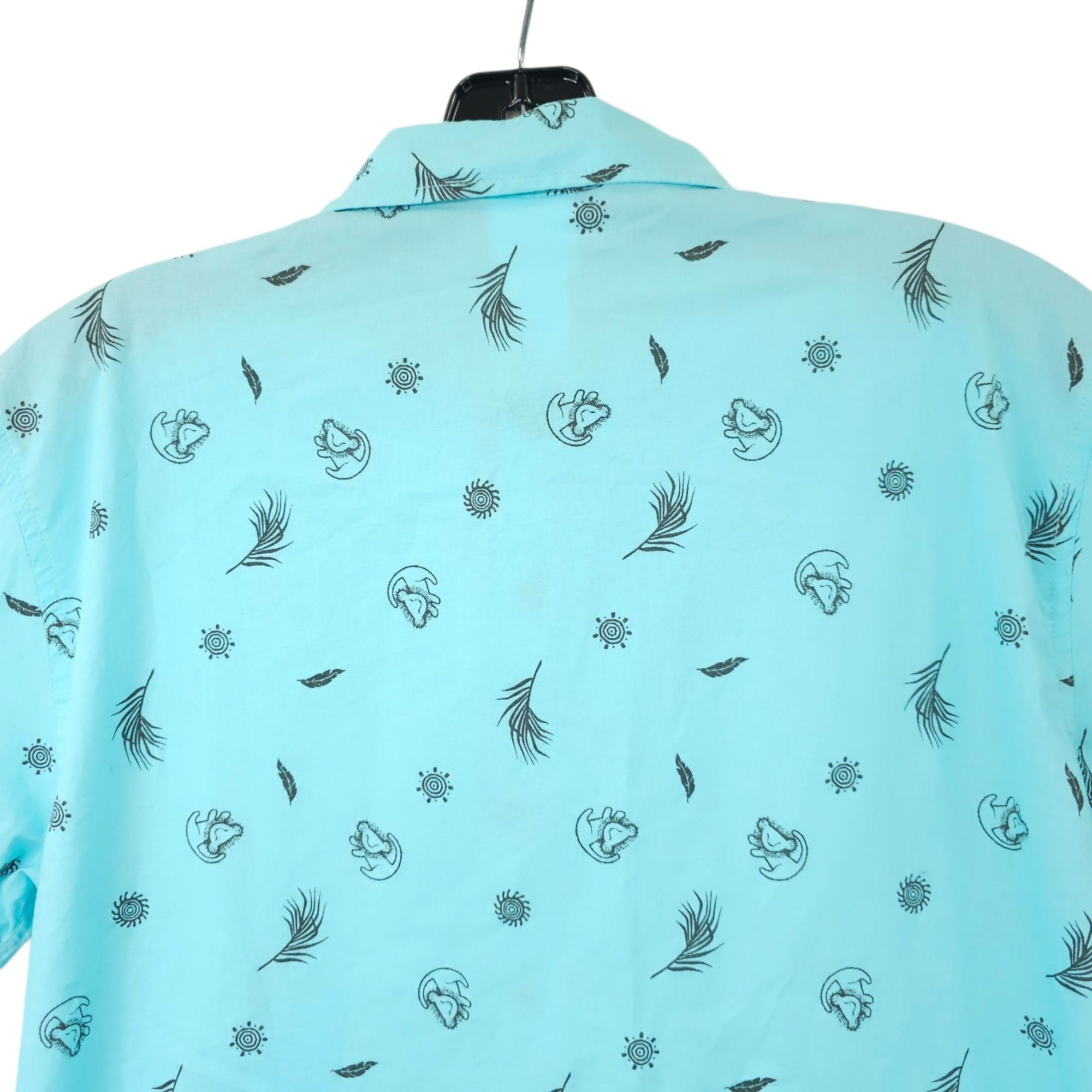 Disney Disney The Lion King Woven Button Front Shirt Adult S Simba Size US S / EU 44-46 / 1 - 12 Thumbnail
