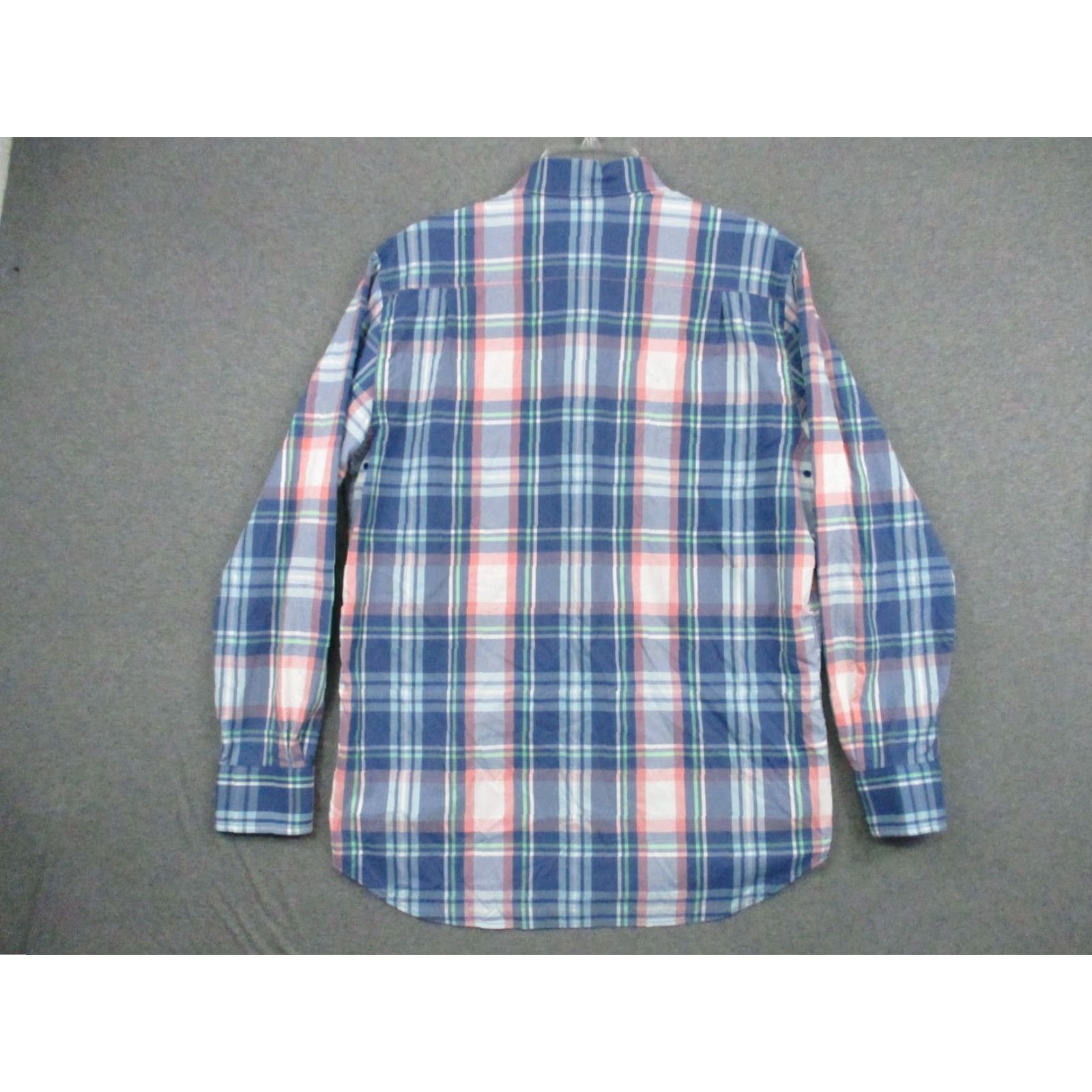 Southern Tide Southern Tide Performance Shirt Medium Mens Blue Salmon Plaid Long Sleeve Button-Up Shirt Size US M / EU 48-50 / 2 - 6 Thumbnail