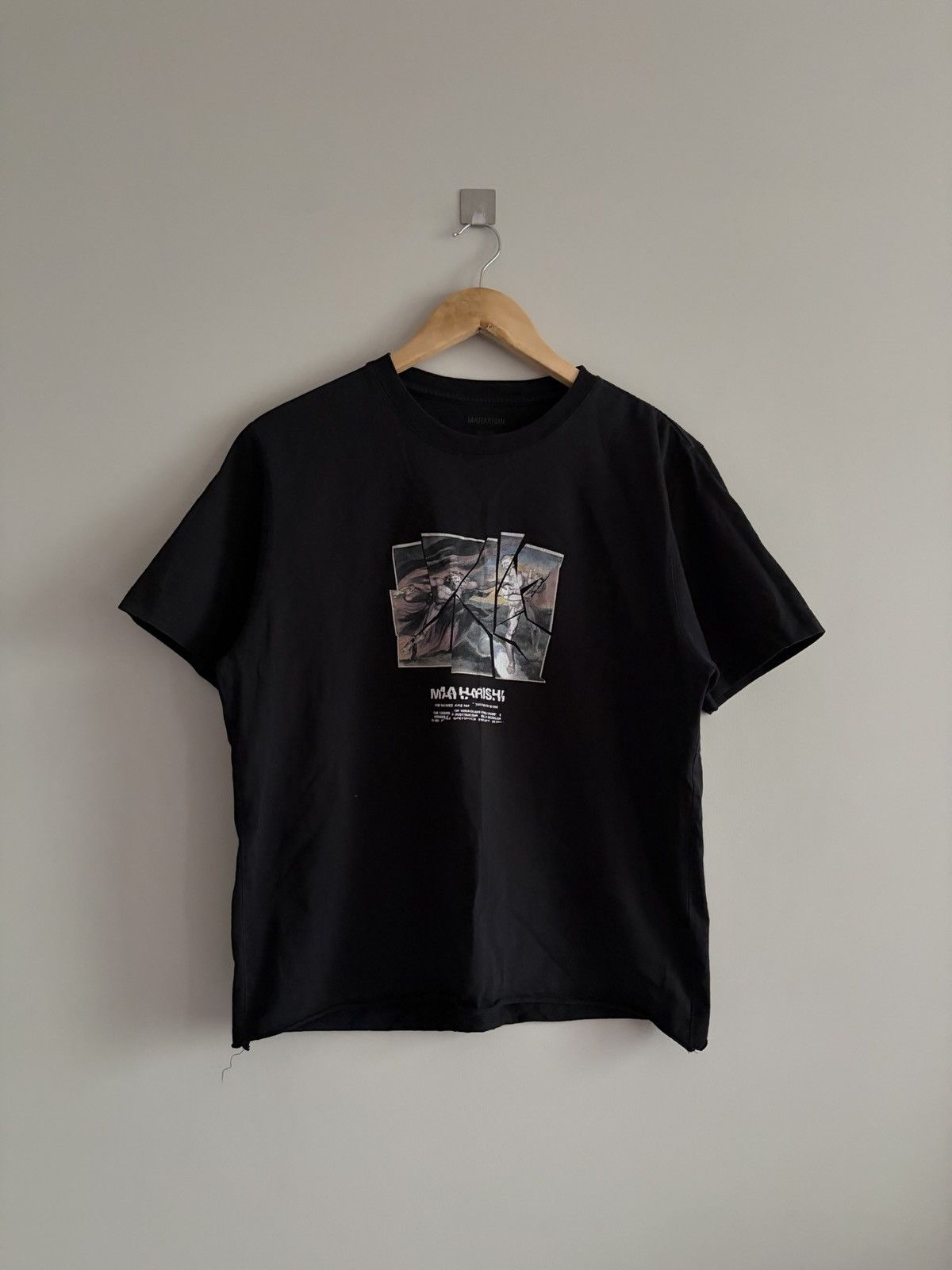 Maharishi Maharishi Cropped Boxy Graphic T-Shirt Size US M / EU 48-50 / 2 - 1 Thumbnail