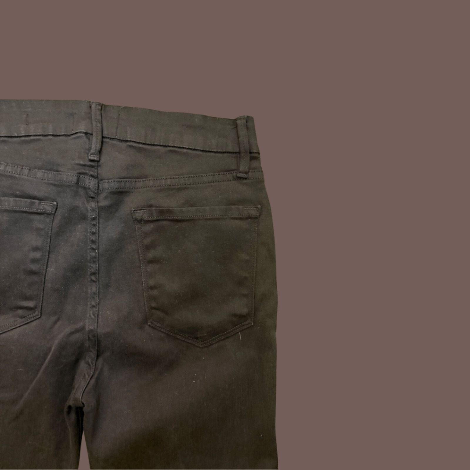 Frame VTG Crop Flare | FRAME Herring Wash Denim | Minimal Classic Size 28" / US 6 / IT 42 - 2 Thumbnail