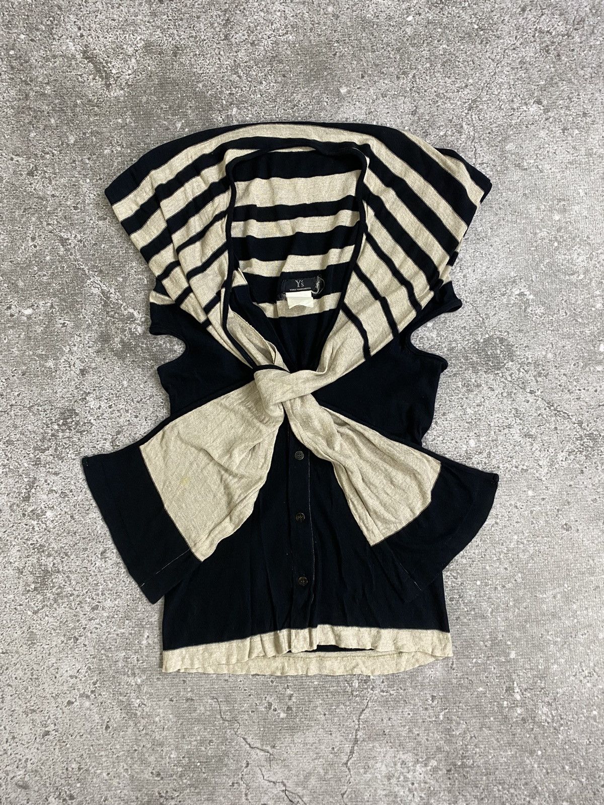 Y's Y's Yohji yamamoto Cardigan Scarf Knitt Size M / US 6-8 / IT 42-44 - 1 Thumbnail