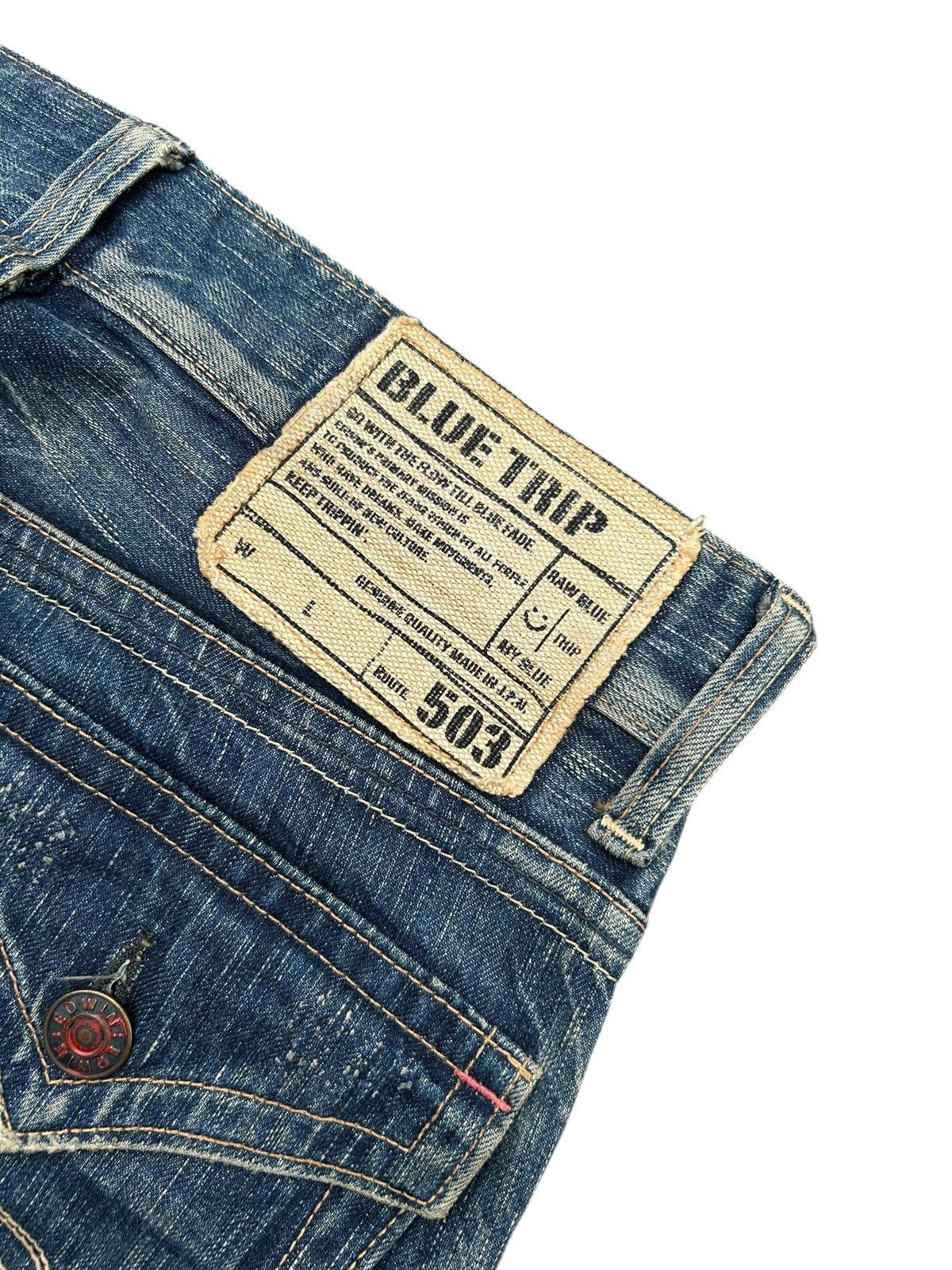 Kapital Flare Vintage Edwin Distressed Denim Jeans Size US 31 - 4 Thumbnail