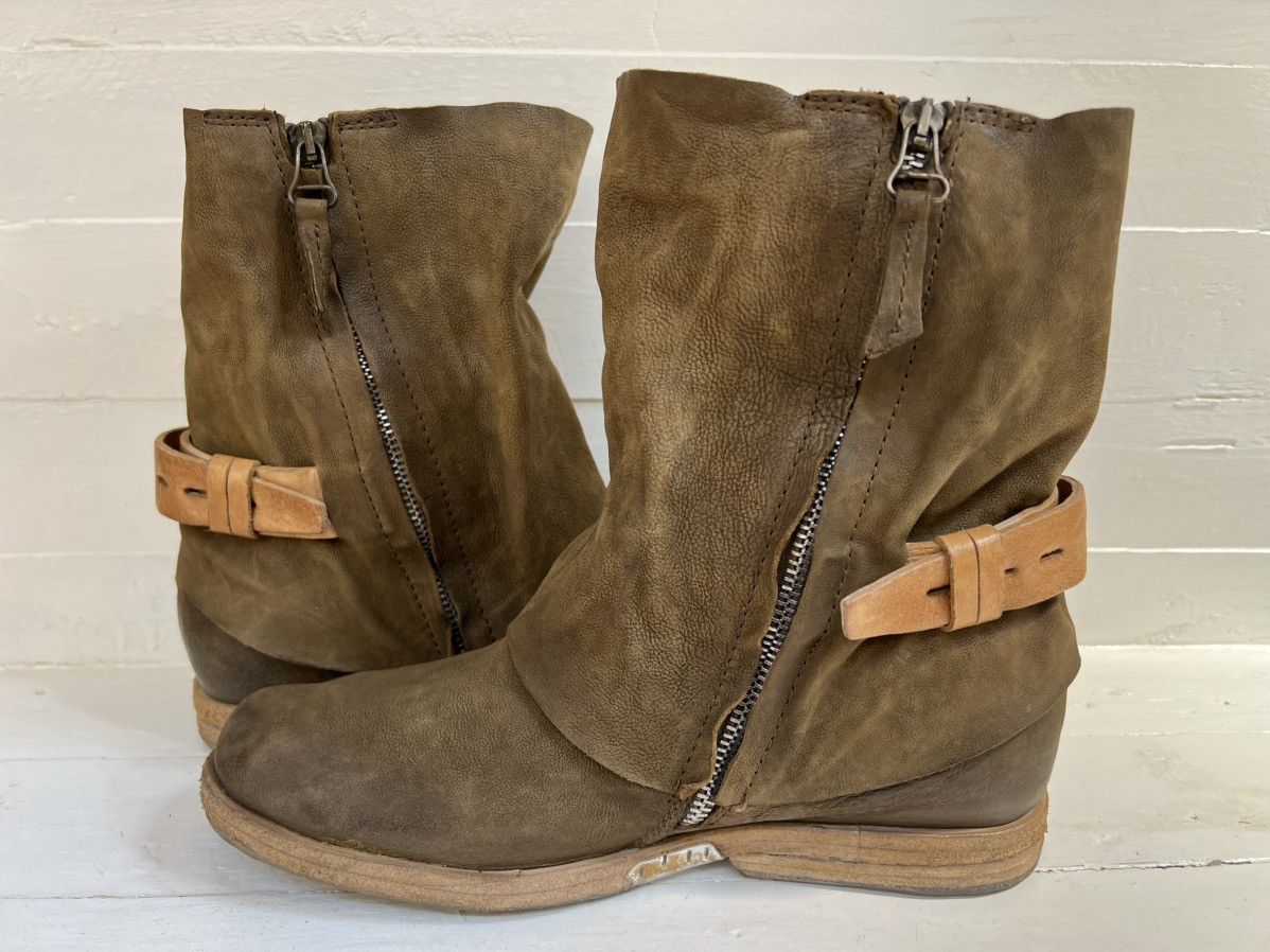 A.S.98 A.S.98 Leather Boho Biker Boot Size US 10 / IT 40 - 9 Thumbnail