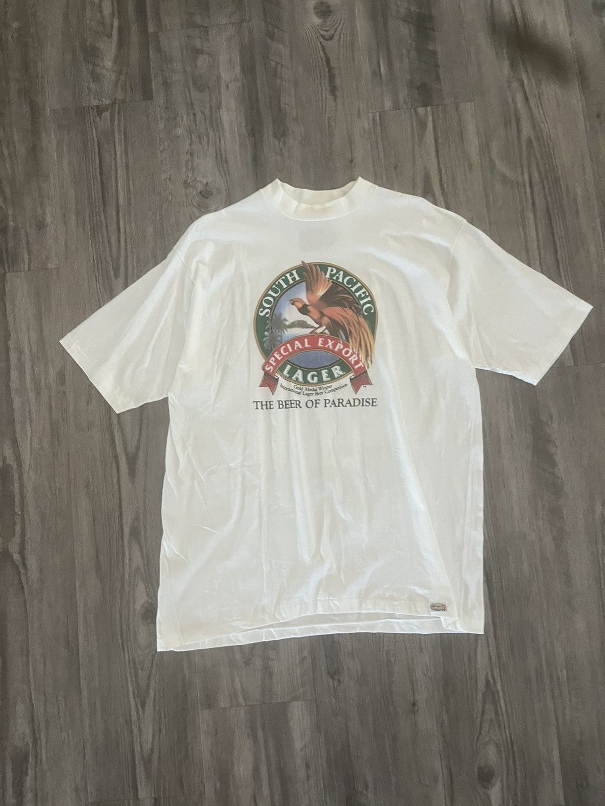 Vintage Vintage 90s Crazy Shirt Brewery Tee Size US XL / EU 56 / 4 - 1 Thumbnail