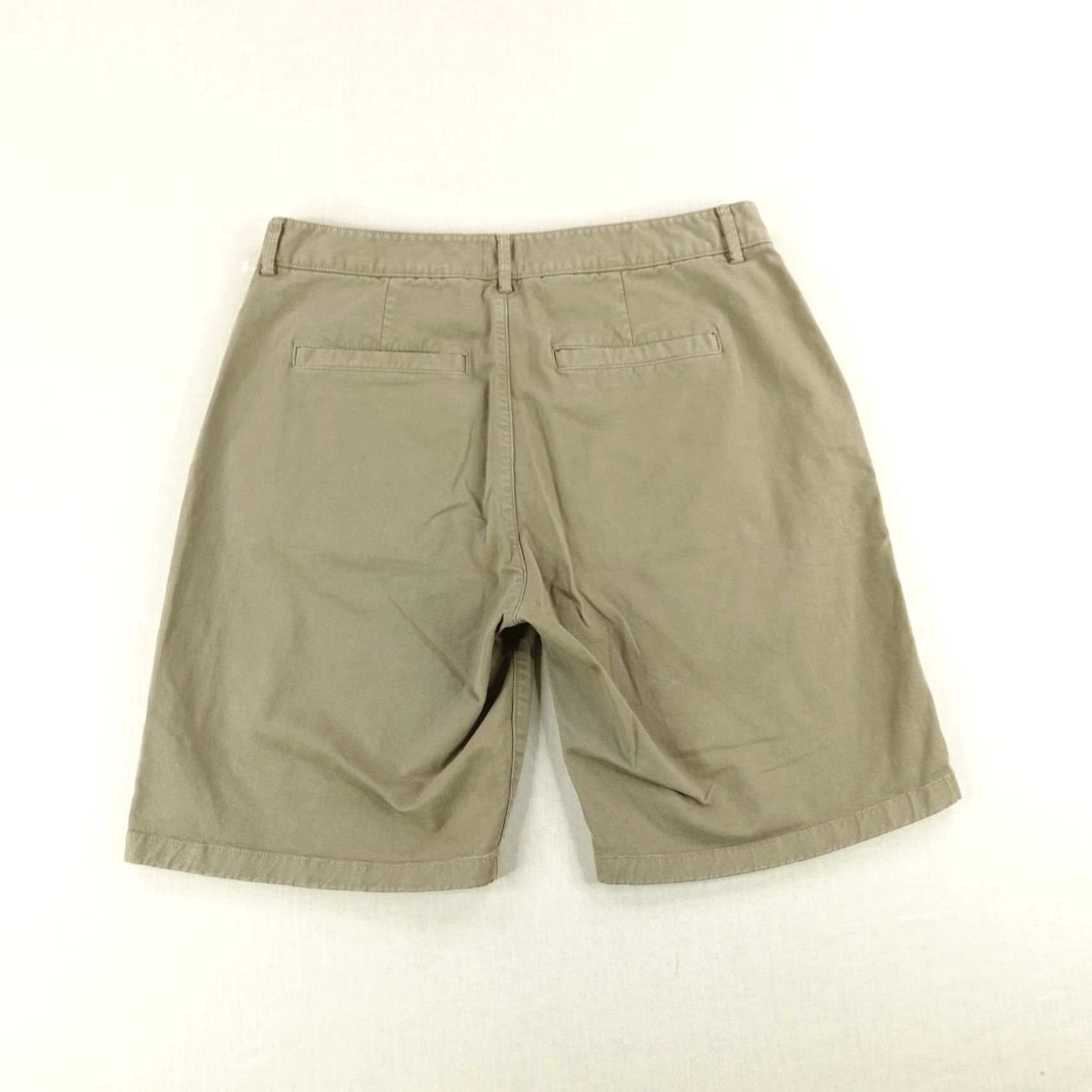 Flint And Tinder Flint And Tinder Shorts Mens 33 Khaki Beige Canvas Chino Flex Work Pockets Stretch Inseam 9in Casual Size US 36 / EU 52 - 3 Thumbnail