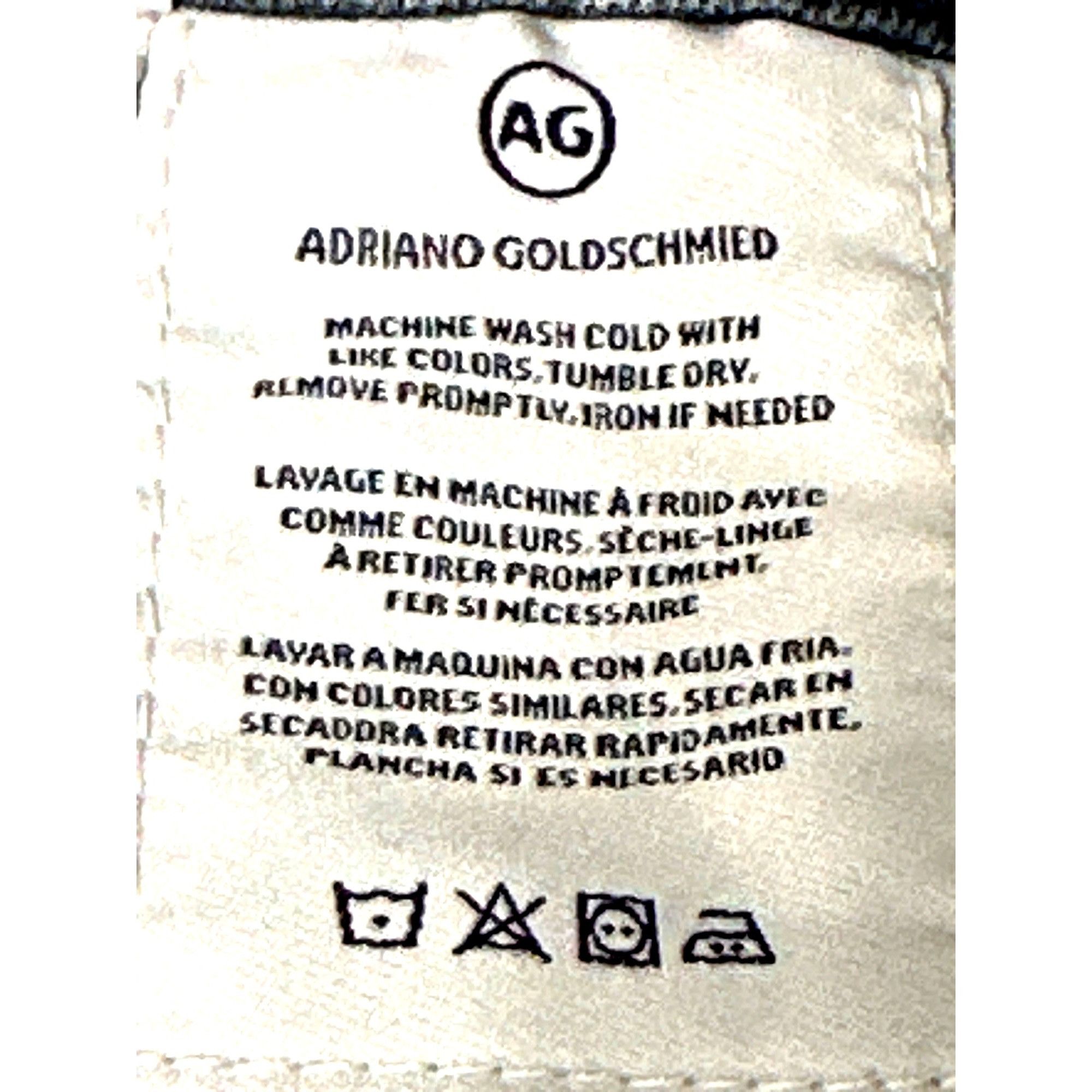 AG Adriano Goldschmied AG Adriano Goldschmied The Prima Ankle Cigarette Jeans Black Size 23" - 13 Thumbnail