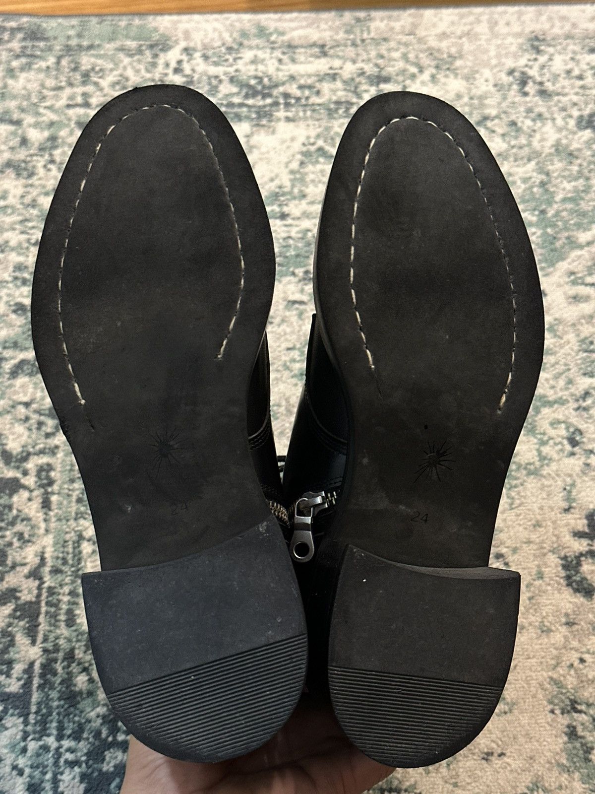Maison MIHARA YASUHIRO Miharayasuhiro Double Layer Leather Combat Boots Size US 6 / EU 39 - 15 Thumbnail