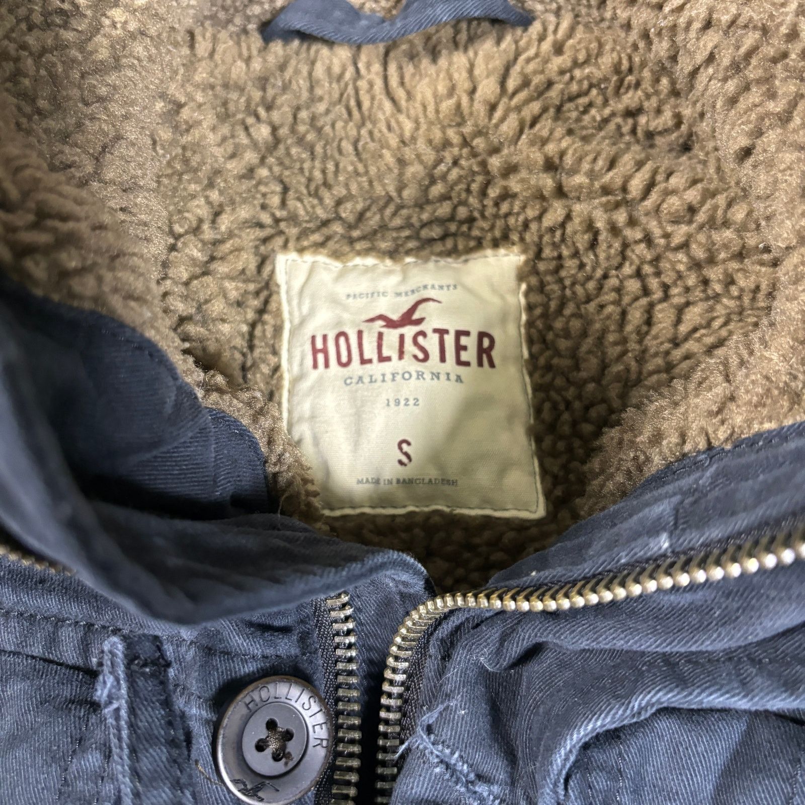 Hollister y2k 2000s Hollister sherpa lined heavy coat jacket workwear Size US S / EU 44-46 / 1 - 3 Thumbnail