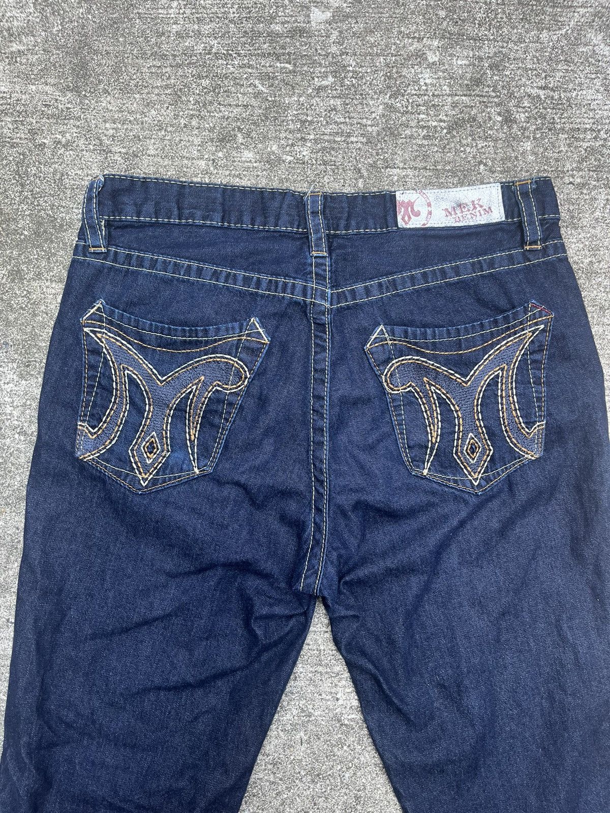 MEK × Mek Denim Vintage Y2K Flared Jeans Mek Denim Size US 34 / EU 50 - 6 Thumbnail