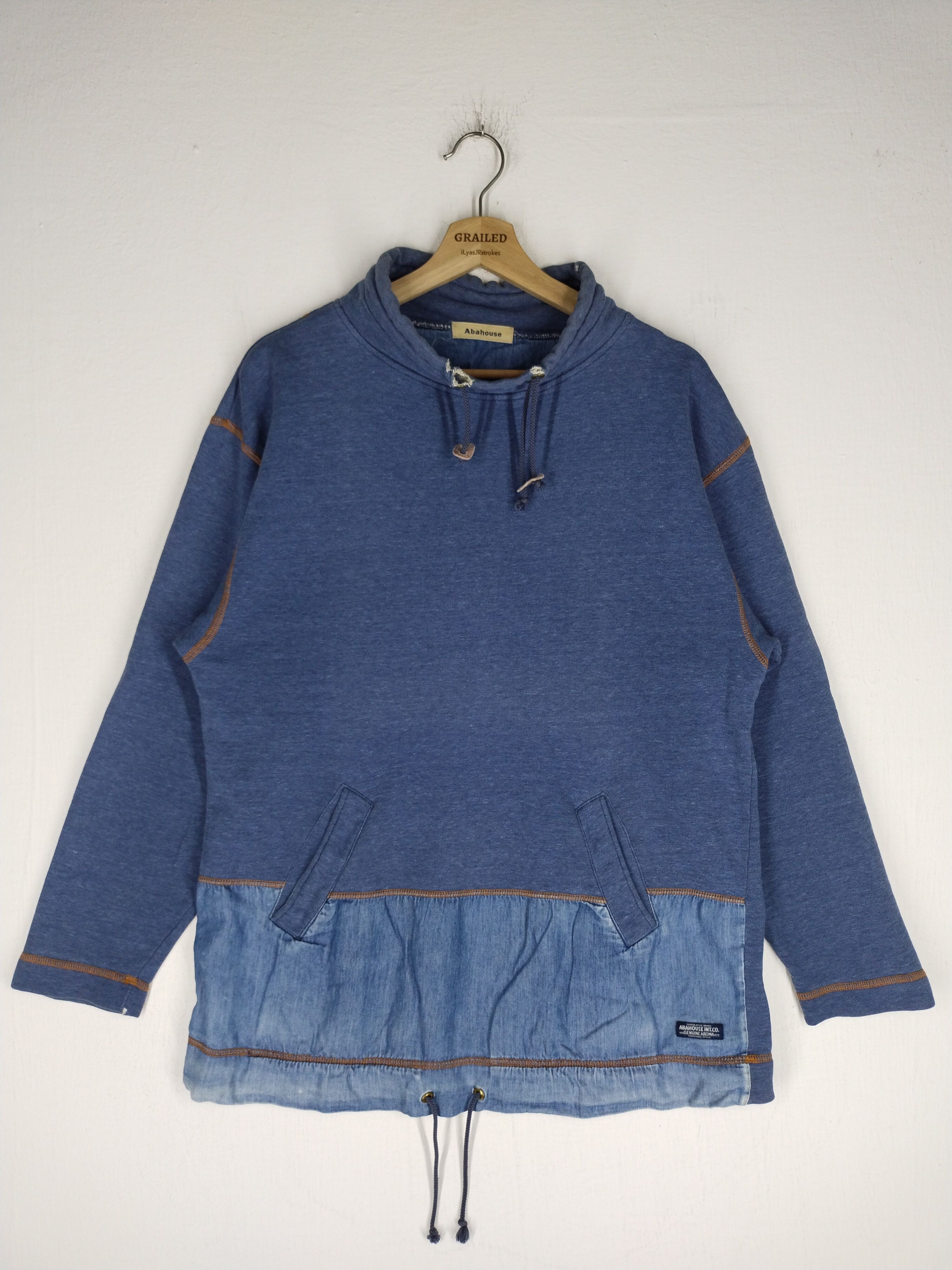 image of VTG Abahouse Sweatshirt Jacket, Men's (Size Medium)