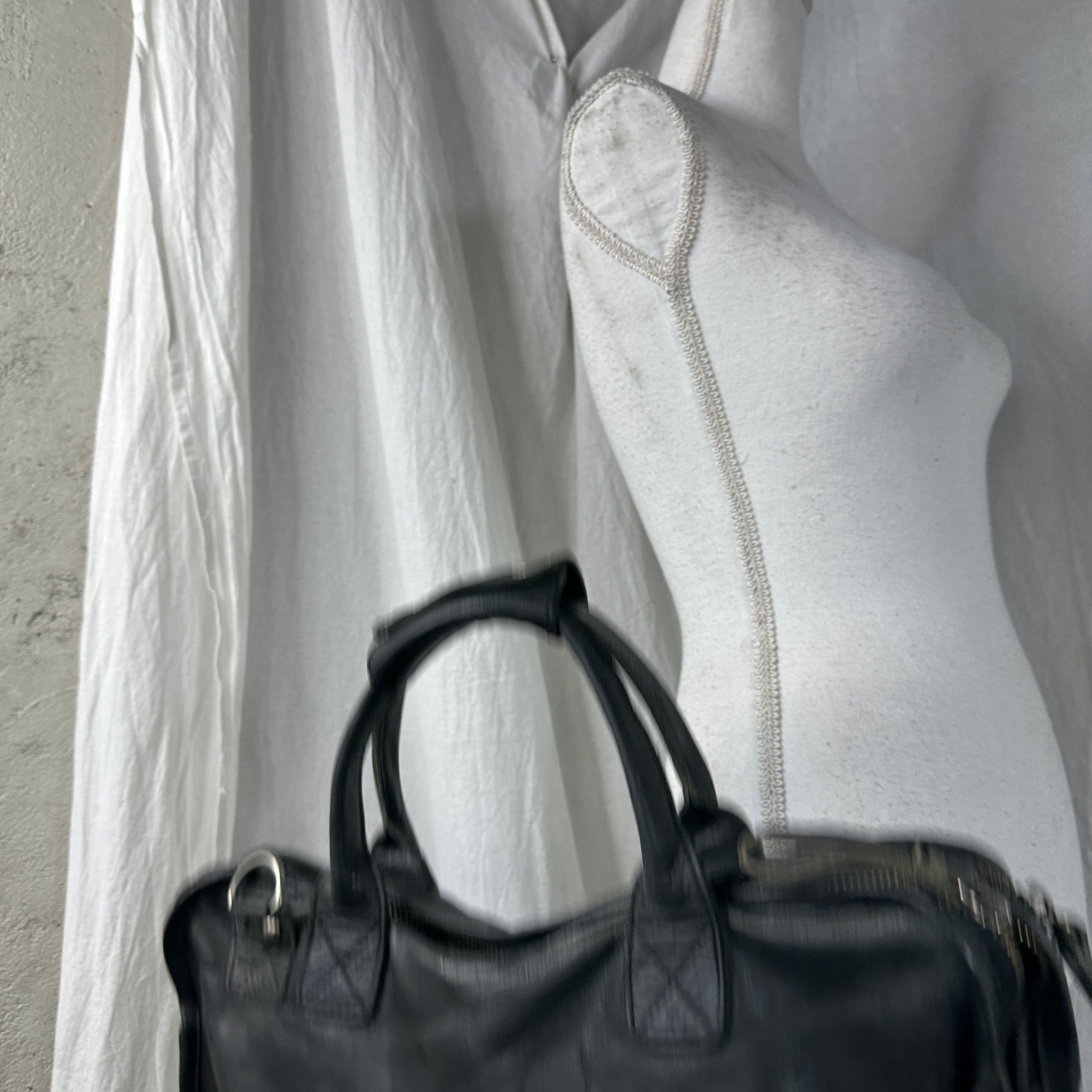 Vintage Vintage Leather Opium Avant Garde Biker Washed Bag 00s Size ONE SIZE - 9 Thumbnail