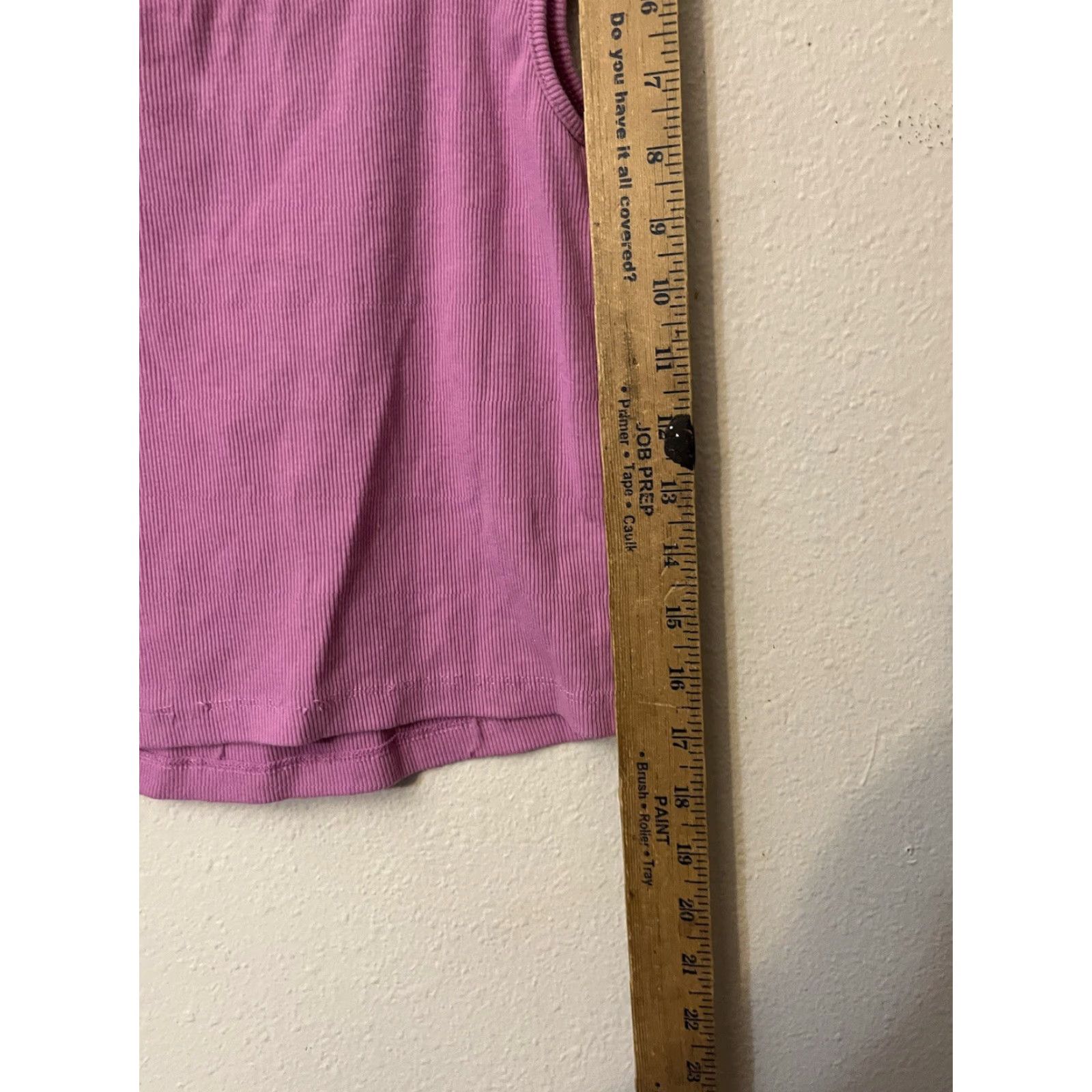 Old Navy Old Navy Tank Top Purple Cotton Round Neck Cropped M Women's Short Sleeve Shirt Size M / US 6-8 / IT 42-44 - 4 Thumbnail